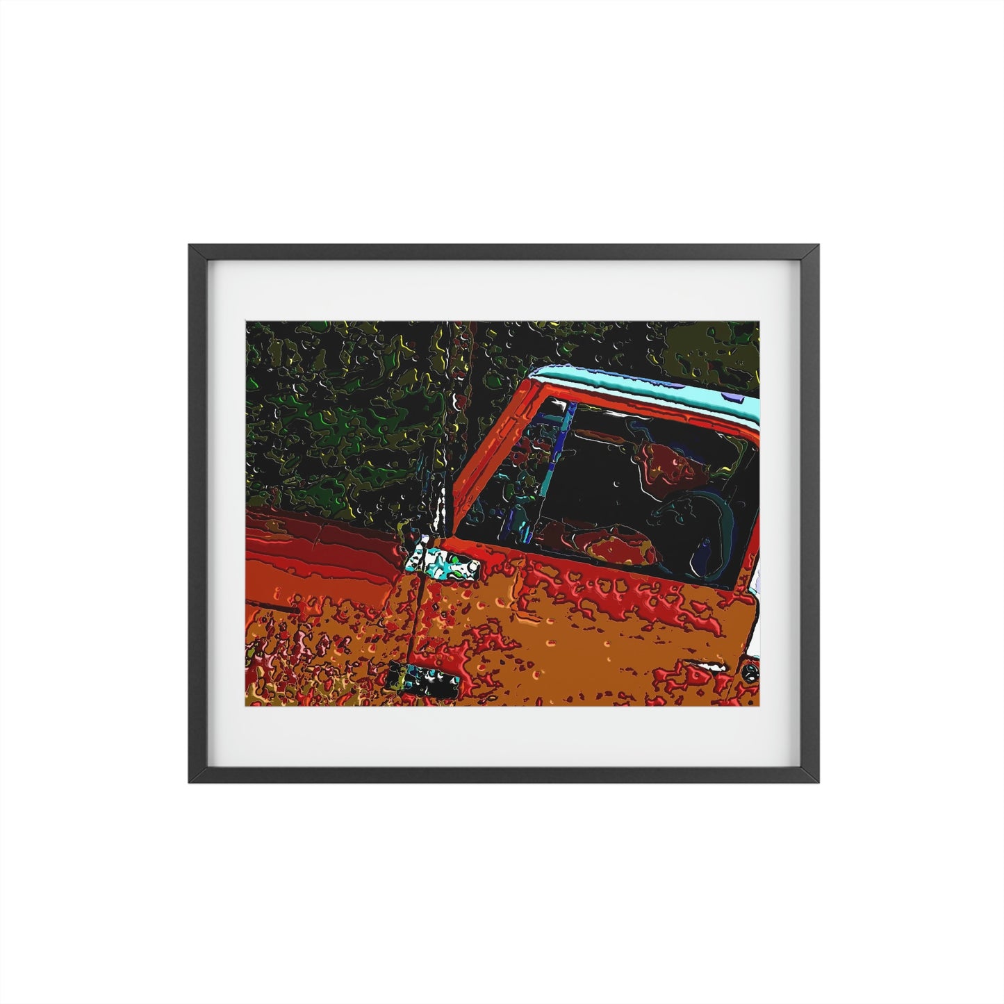 Framed Posters, Matte ... How-To-Drive-Idaho's-Mountain_Roads ... "Like A Professional" ... "Truckin' Like The Doo-Dah-Man" ...