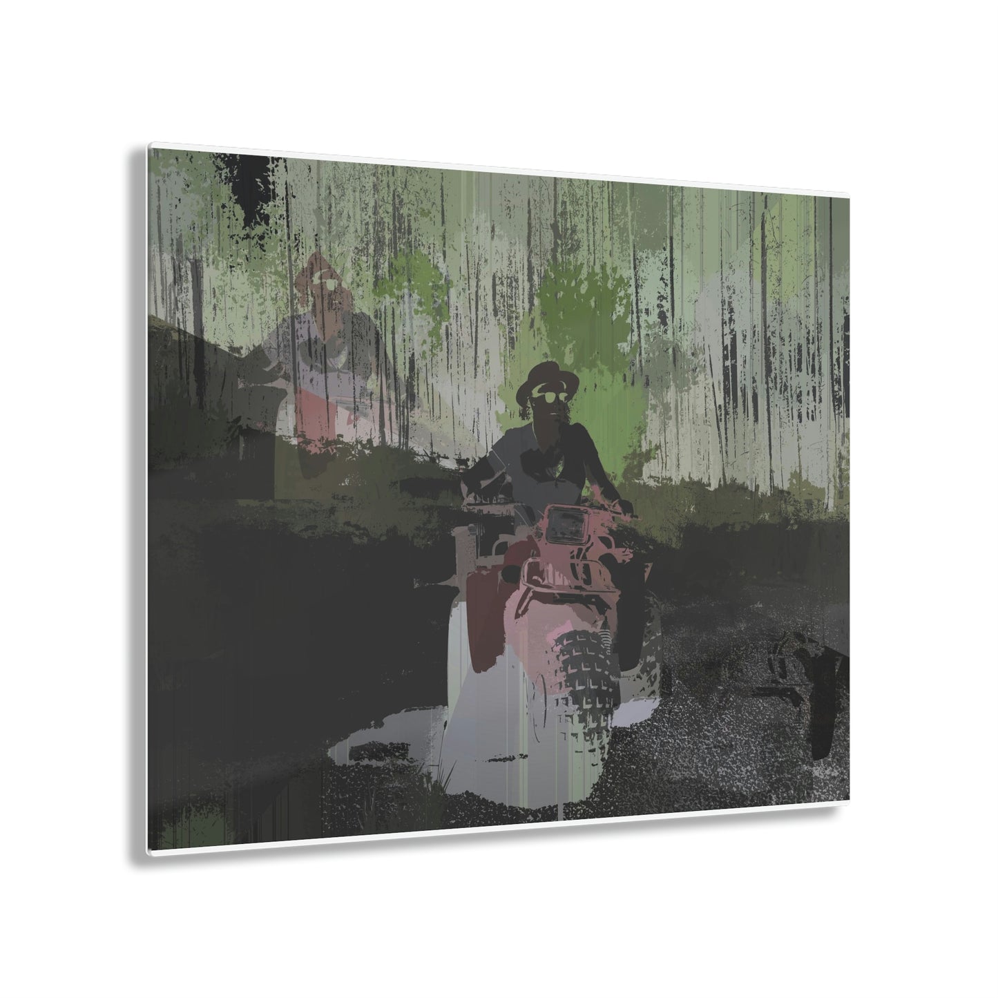 Acrylic Prints ... 3-Wheeln' N' Groovin The Mountain Roads ... Central Idaho ... Original Works ...