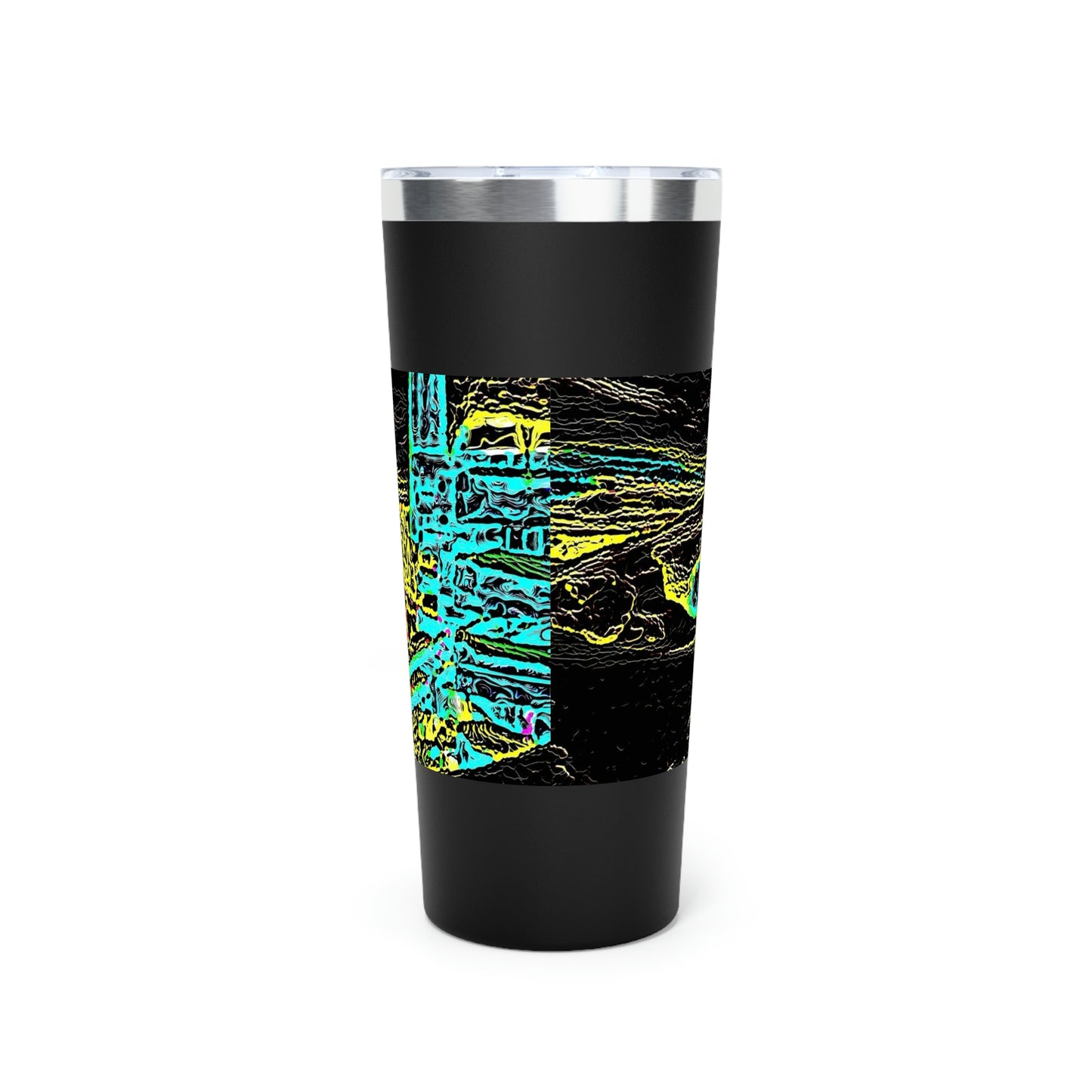Copper Vacuum Insulated Tumbler, 22oz ... "Snow Vehicle In Snow Storm At-Rest" ... Circa 12Mar23 ... Central Idaho ... 18-Hours Rendering Time: Original Works ...