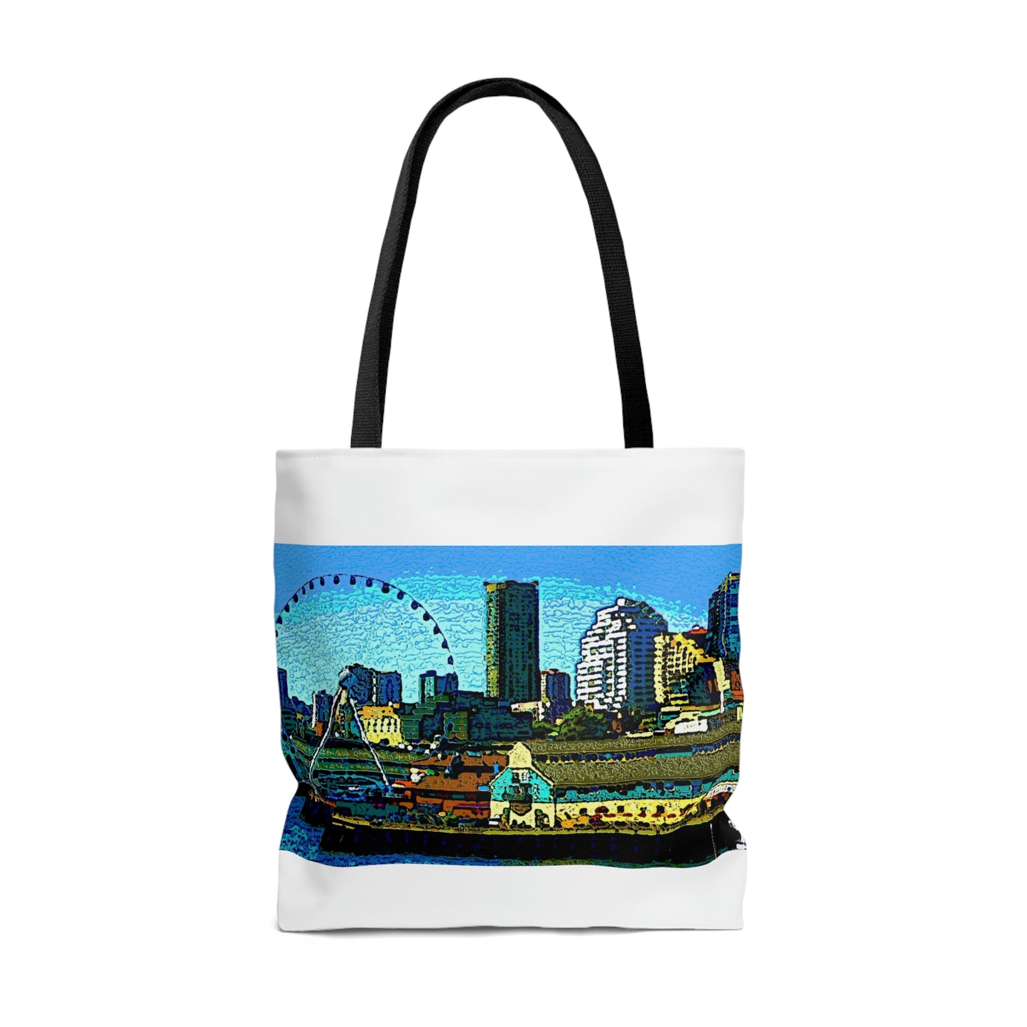 AOP Tote Bag ... That Classic Wheel ... 'Seattle's Wheel' ... & An Old Classic Waterside Vendors ...  'Family Archives' ... Original Works ...