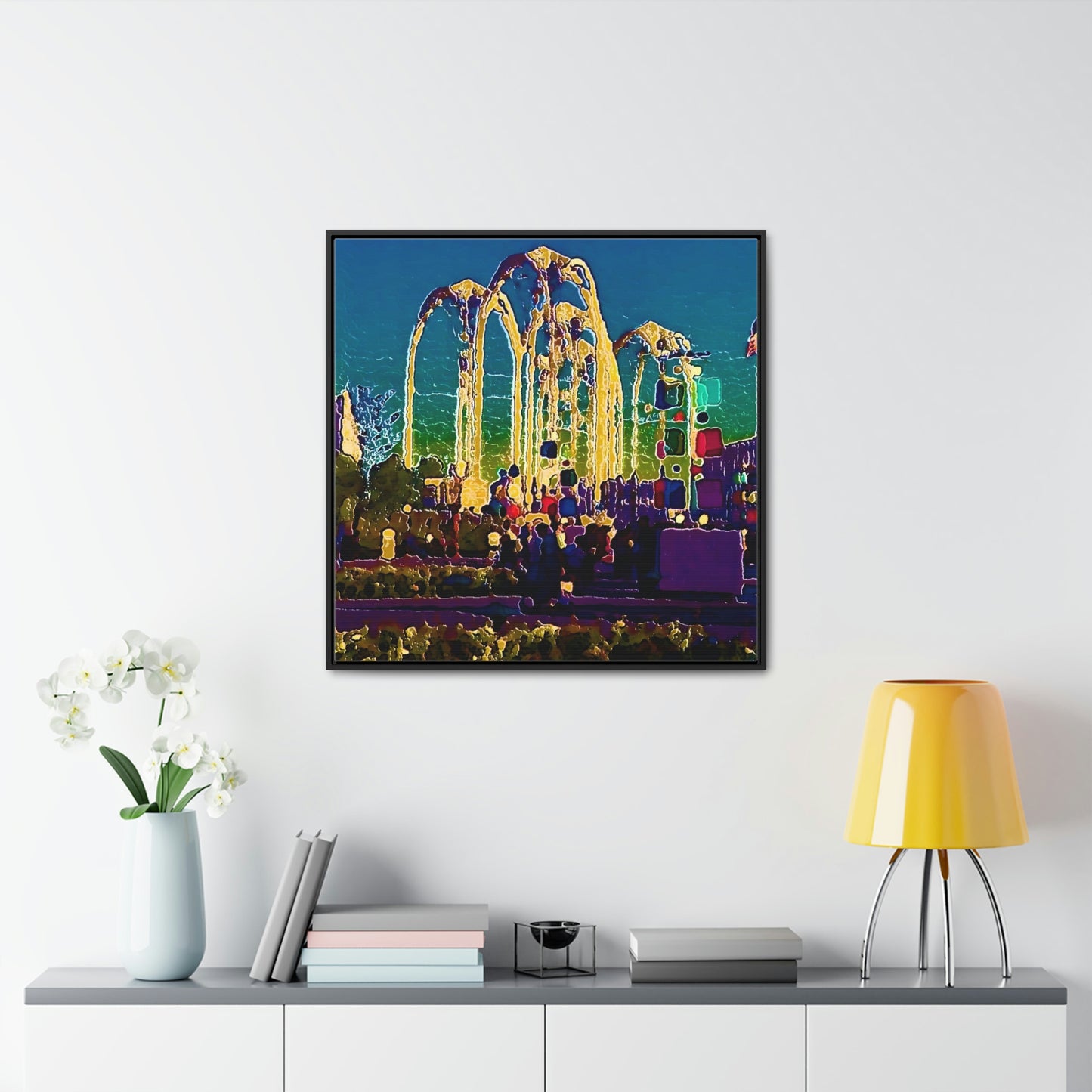 Gallery Canvas Wraps, Square Frame ... "Arches 'Like-No-Other' ... " Seattle World's Fair: 1962. A Family Original ...