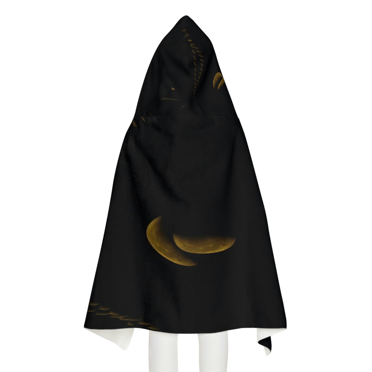 Youth Hooded Towel ... Regardez-La-Lune ... "One Shot: Moon Only: Processed 16 Hours ..." ...