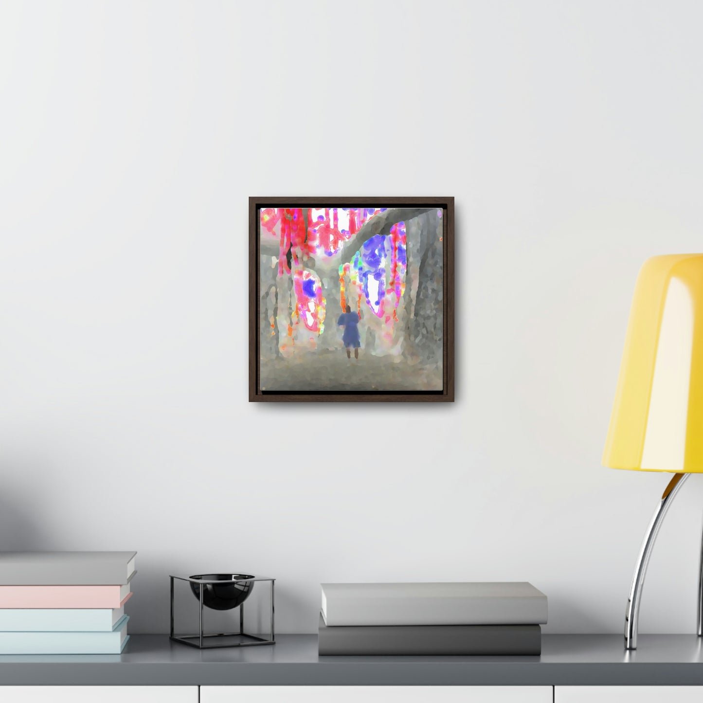 Gallery Canvas Wraps, Square Frame ... 'More' ... Jesuit Philosophy ... "In The Polynesian Banyans ..."