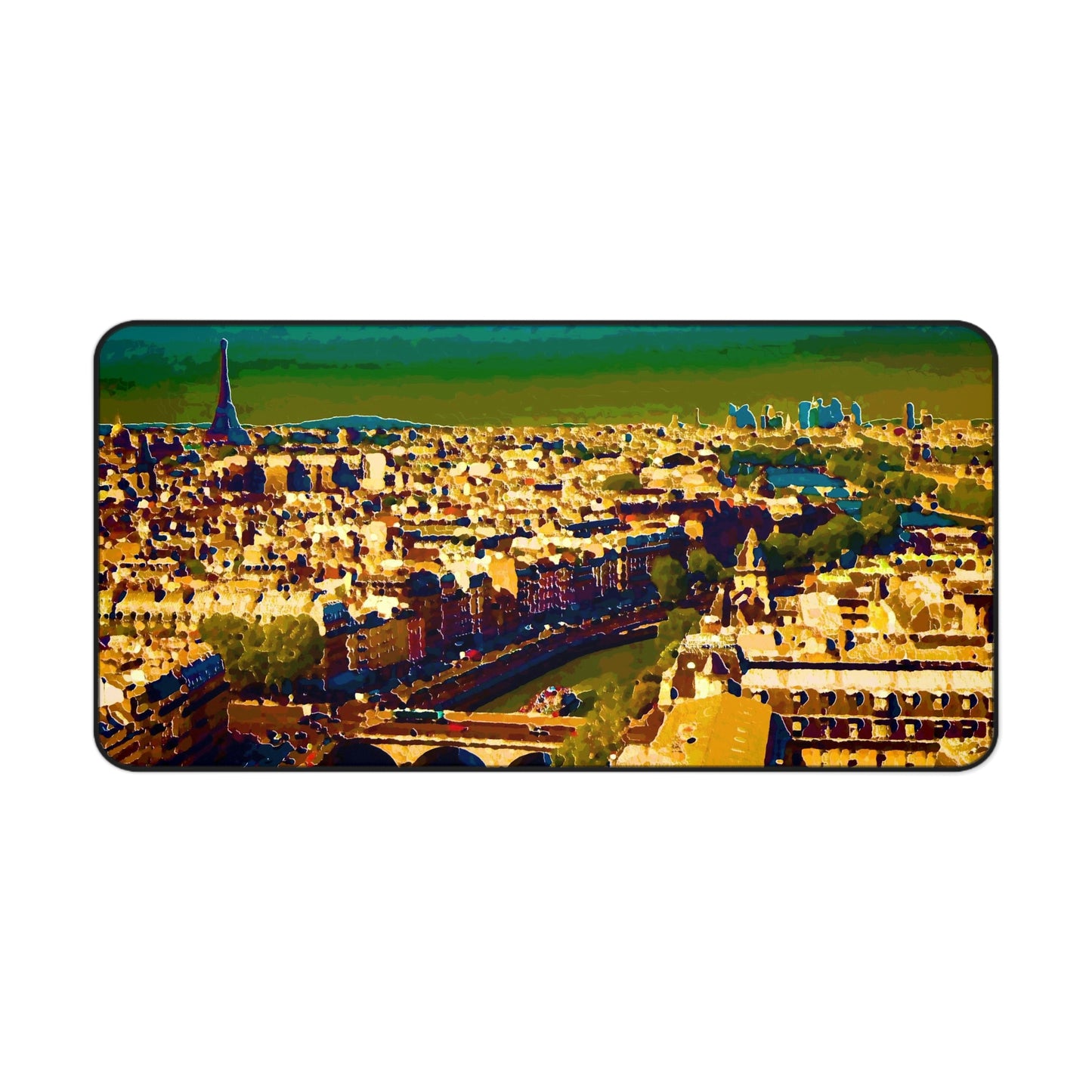 Desk Mat ... Au Paris ... "Along The River Seine" ... Barbara Joan Bonnel-Holt: 1972 ... Original Works ...