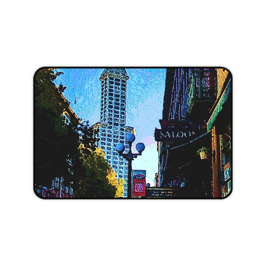 Desk Mat ...  Pioneer Square & Smith Tower ... 'That World Famous View' ... Colleague Supplied Photo ... Original Works ...