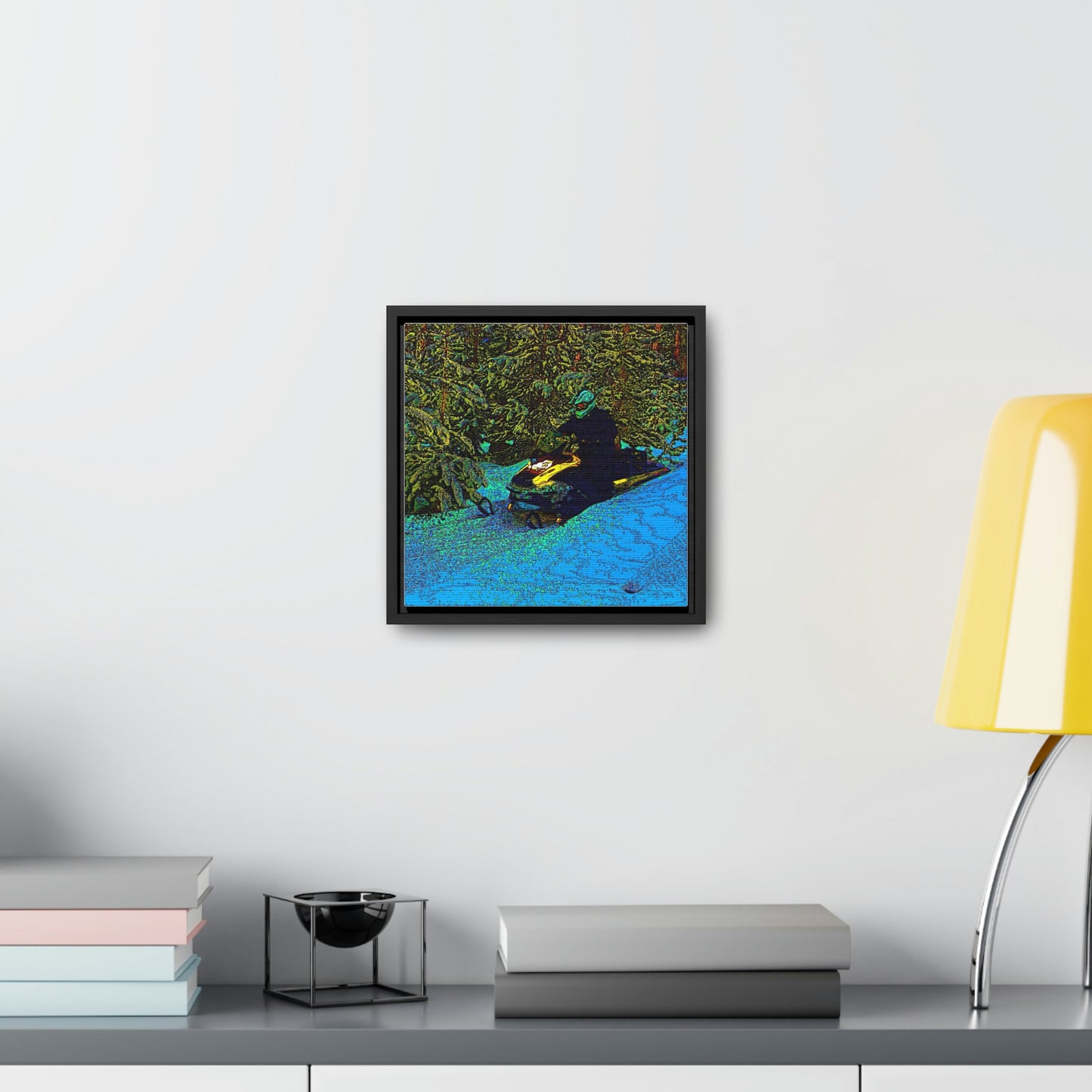 Gallery Canvas Wraps, Square Frame ... Yep ... "Another Day ... Riding Through The Wilderness ... " ... February 2023 ... Original Works ...