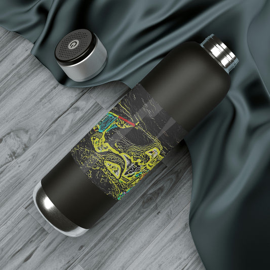 Soundwave Copper Vacuum Audio Bottle 22oz ... "Snow Vehicle In Snow Storm At-Rest" ... Circa 12Mar23 ... Central Idaho ... 18-Hours Rendering Time: Original Works ...