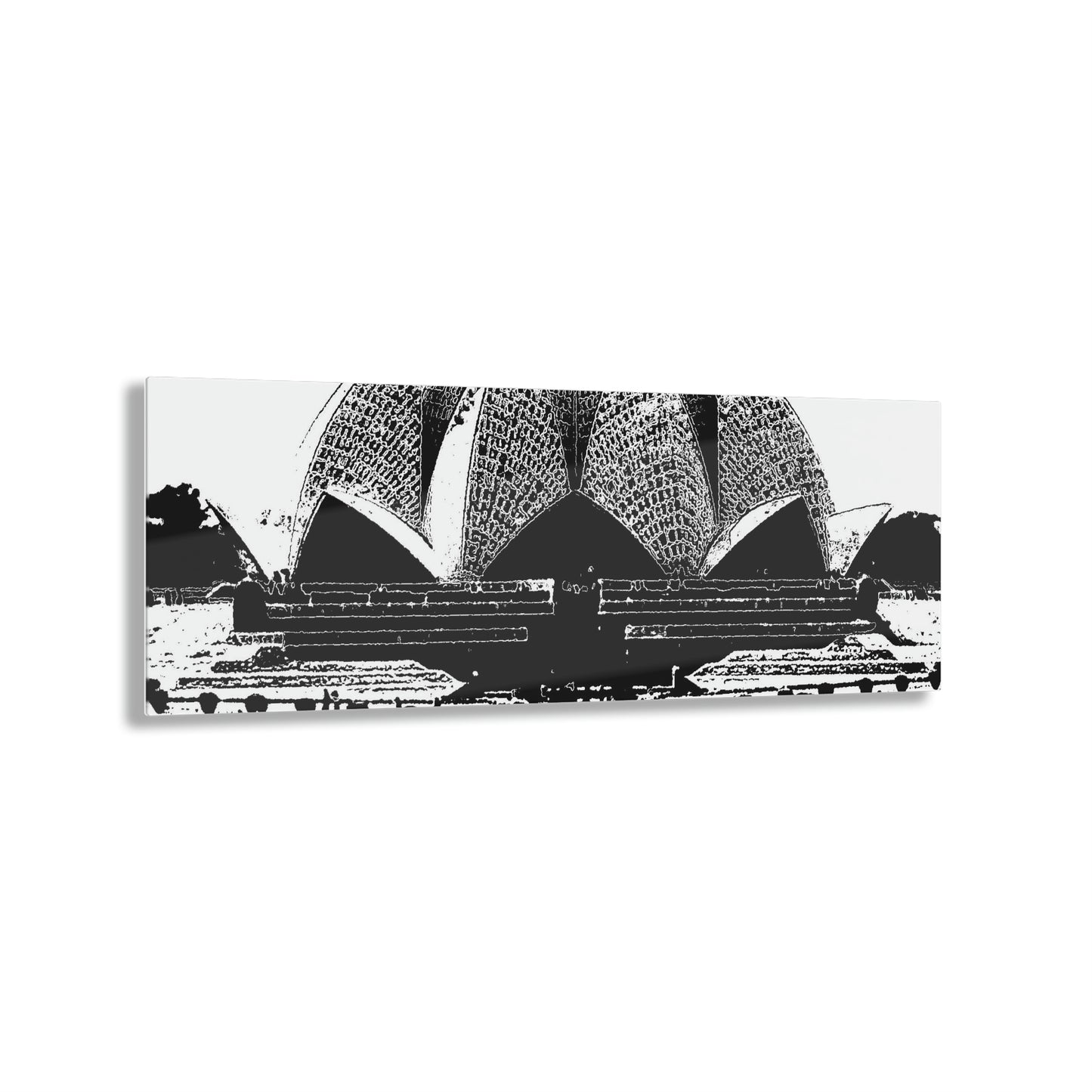 Acrylic Prints ... 'Bahai'i House-Of-Worship' ... "Lotus Temple: Delhi, India, 2008" ... Original Works ...