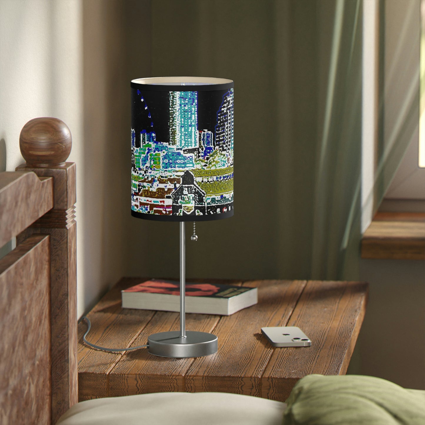 Lamp on a Stand, US|CA plug ... That Classic Wheel ... 'Seattle's Wheel' ... & Old Classic Waterside Vendors ...  'Family Archives' ... Original Works ...
