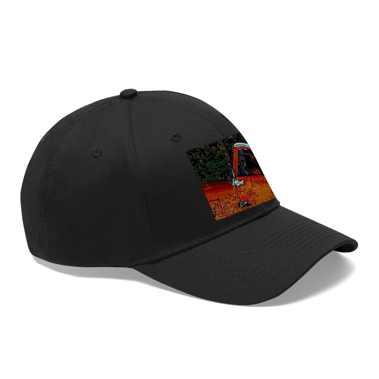 Unisex Twill Hat ... How-To-Drive-Idaho's-Mountain_Roads ... "Like A Professional" ... "Truckin' Like The Doo-Dah-Man" ...