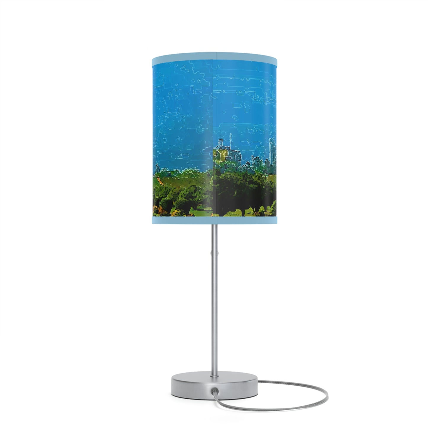 Lamp on a Stand, US|CA plug ... 'Bahai'i House-Of-Worship' ... "Lotus Temple: Delhi, India, 2008" ... Original Works ...