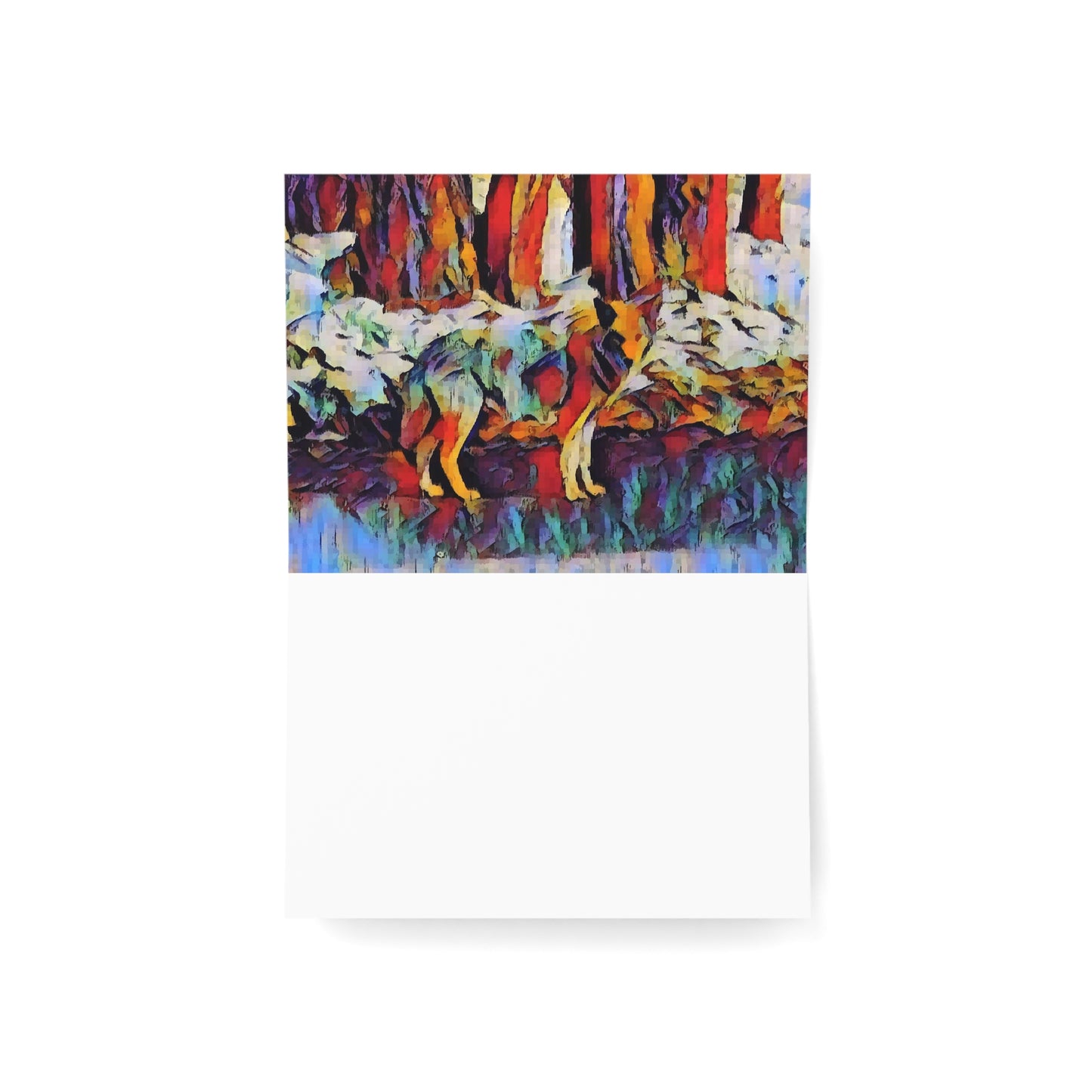 Greeting Cards (1, 10, 30, and 50pcs) ... Coyote ... "Yosemite Valley: Circa May23 ... KPH Base Photo" ... Original Works ...