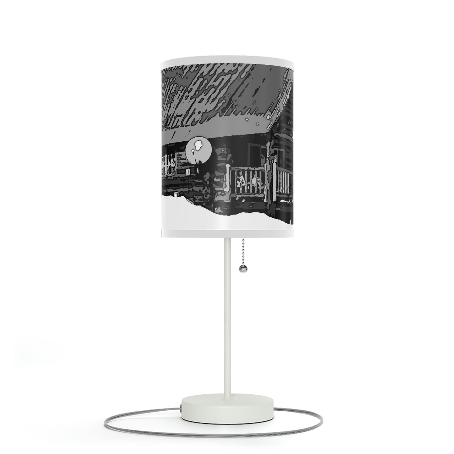 Lamp on a Stand, US|CA plug ... A Beautiful Lodge & Back-Country Outfitter In A Mountain Town ... 'Dixie, Idaho, November 2022' ... Original Works ...
