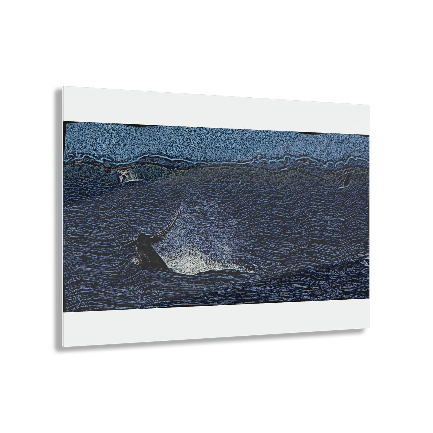 Acrylic Prints ... "A Trio Of Humpback Joy" ...  Maui, HI ... April Fools Day ... 1Apr23 ... Original Works - Family Archives ...