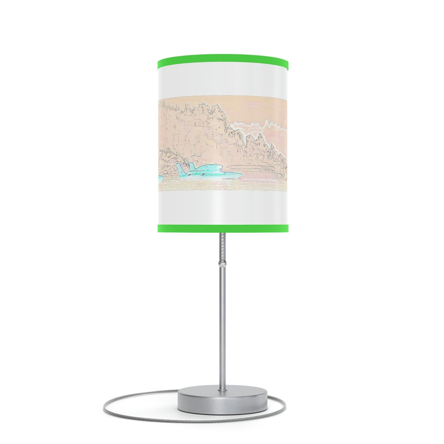 Lamp on a Stand, US|CA plug ... Seattle Columbia Cup On Lake Washington ... "Dave Wilcox Heads For The Win" ... Associate Gift-Photo ... Original Works ...