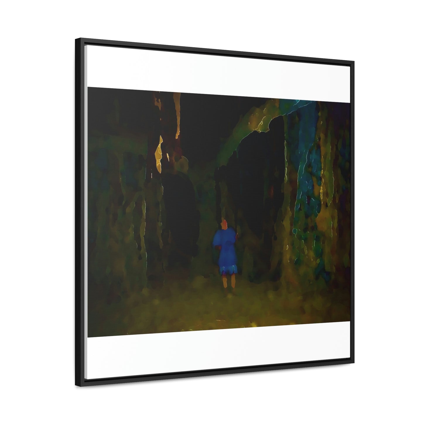 Gallery Canvas Wraps, Square Frame ... Jesuit Philosophy ... "In The Polynesian Banyans ..."
