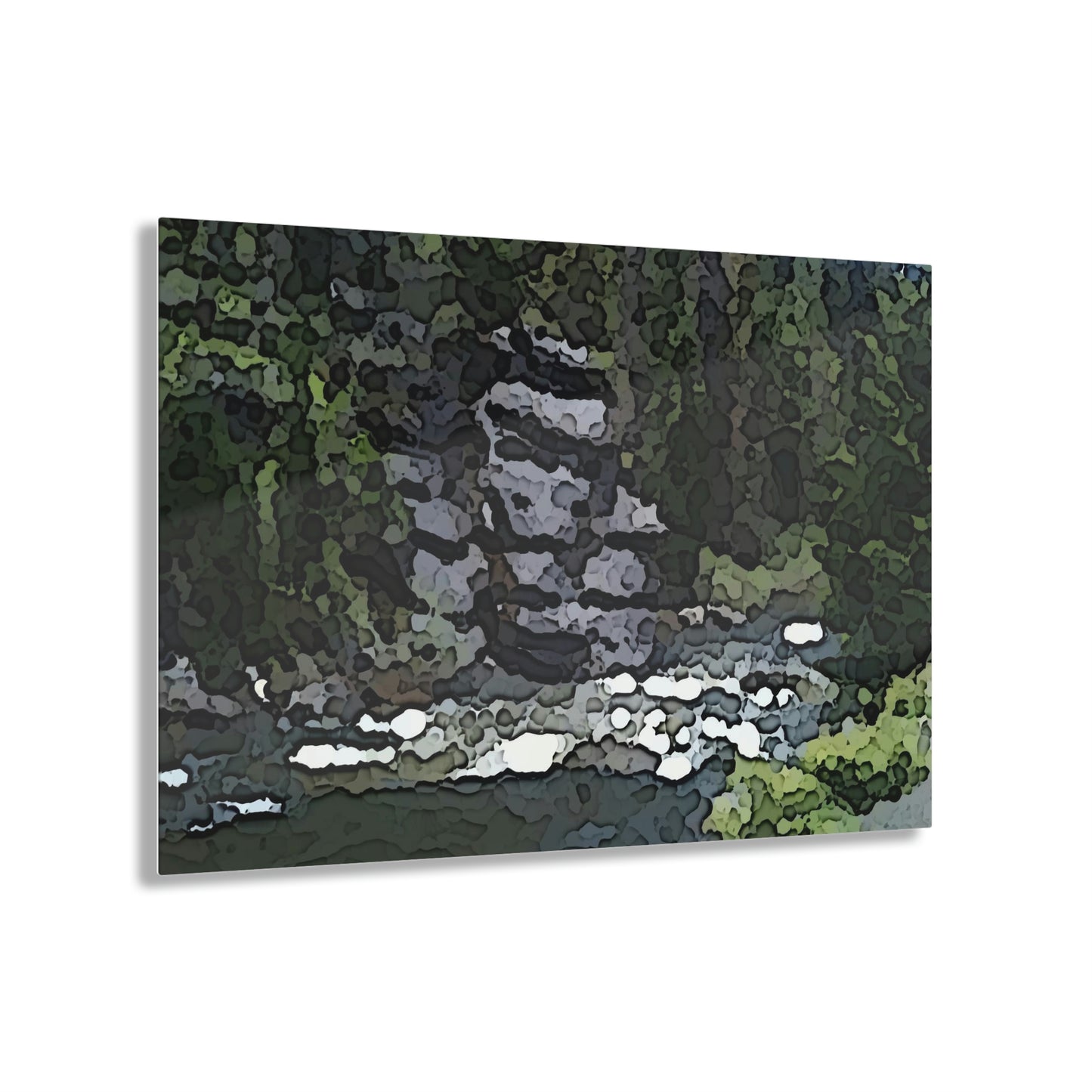 Acrylic Prints ...  "I Am Innocent" ... Tricky-Dick Immortalized ... Nixon Rock: Along The River ... Central Idaho, Summer 2020 ... Original Works ...