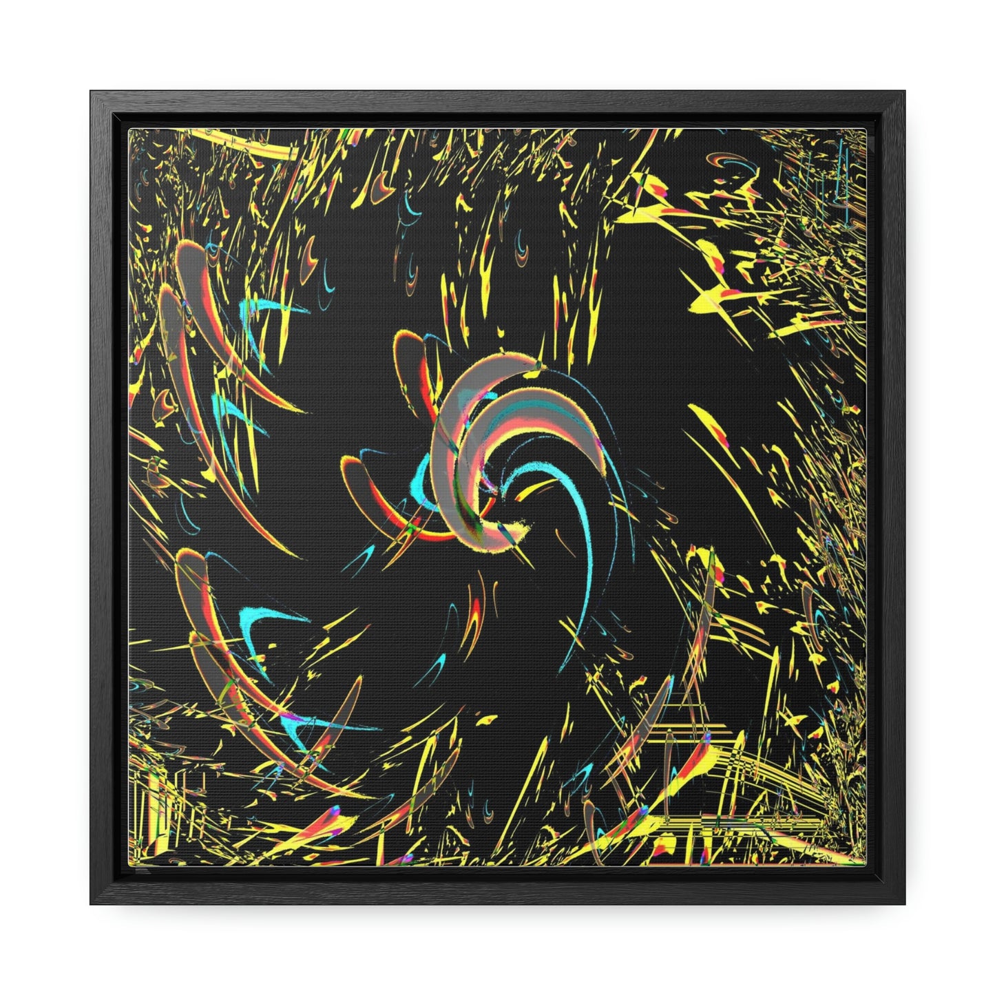 Gallery Canvas Wraps, Square Frame ... "Waning Moon" ... Central Idaho ... October 2022 ... Rendering Time: 22 Hours ... Original Works ...
