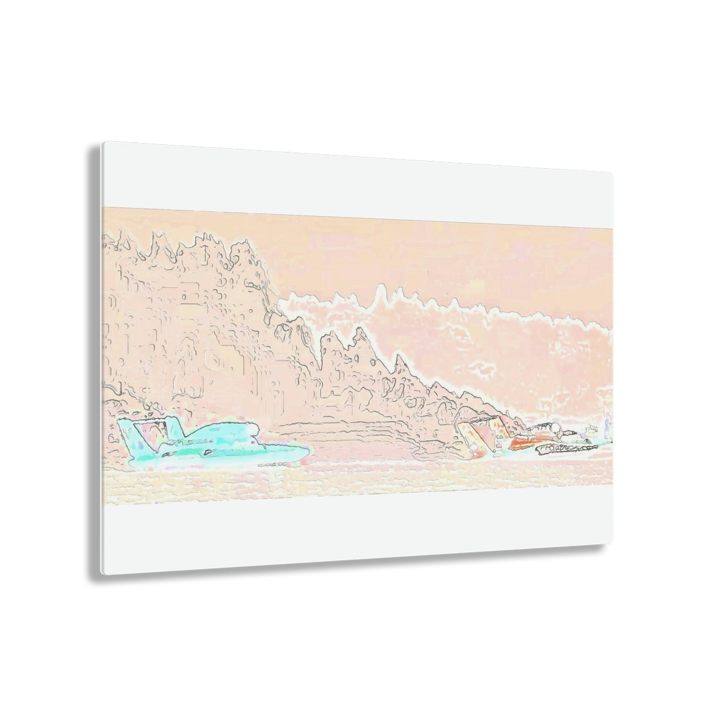 Acrylic Prints ... Seattle Columbia Cup On Lake Washington ... "Dave Wilcox Heads For The Win" ... Associate Gift-Photo ... Original Works ...