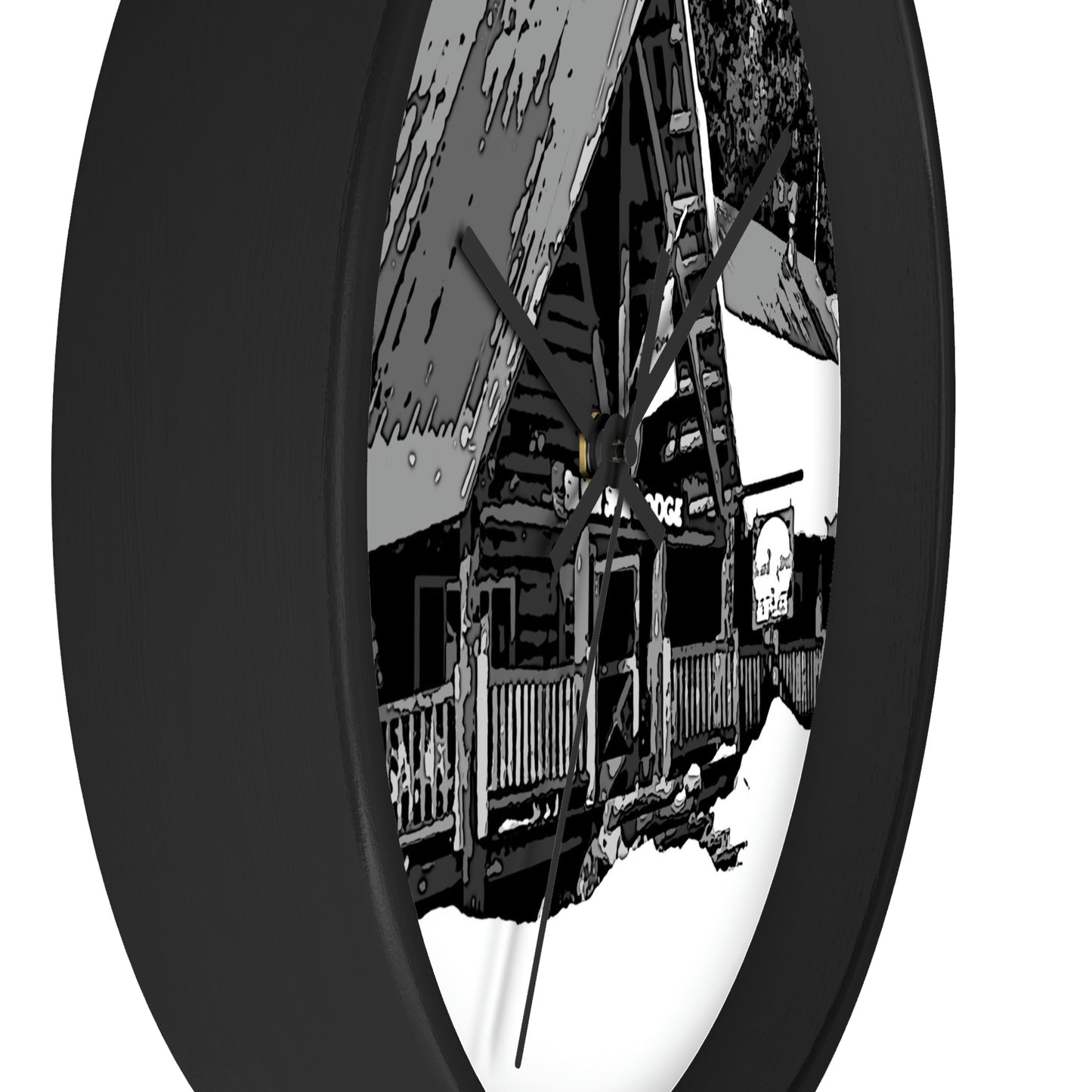 Wall clock ... A Beautiful Lodge & Back-Country Outfitter In A Mountain Town ... 'Dixie, Idaho, November 2022' ... Original Works ...