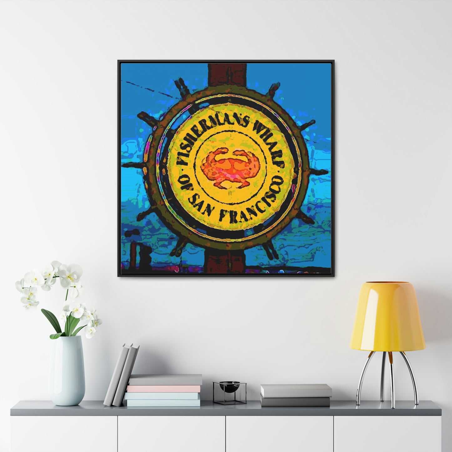 Gallery Canvas Wraps, Square Frame ...  "No.9 Fishermen's Grotto - Fishermen's Wharf, SF, California" ... Family Archives: 1970's ... Original Works ...
