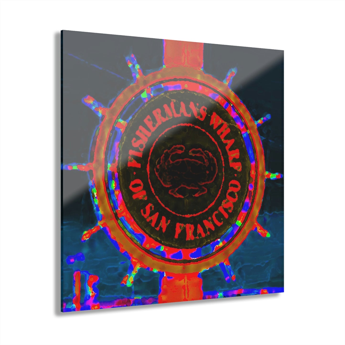 Acrylic Prints (French Cleat Hanging)  ... "No.9 Fishermen's Grotto - Fishermen's Wharf, SF, California" ... Family Archives: 1970's ... Original Works ...