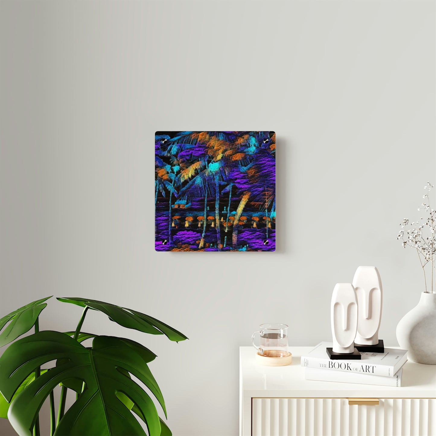 Acrylic Wall Art Panels ... "The Royal Hawai'ian: Waikiki Beach_Beach" ... Honolulu, HI ... Ocotber 2014 (Halloween) ... Original Works ...