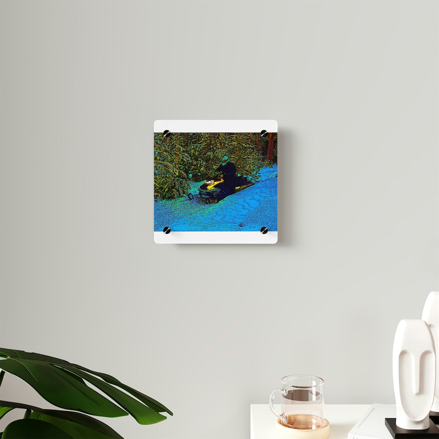 Acrylic Wall Art Panels ... Yep ... "Another Day ... Riding Through The Wilderness ... " ... February 2023 ... Original Works ...