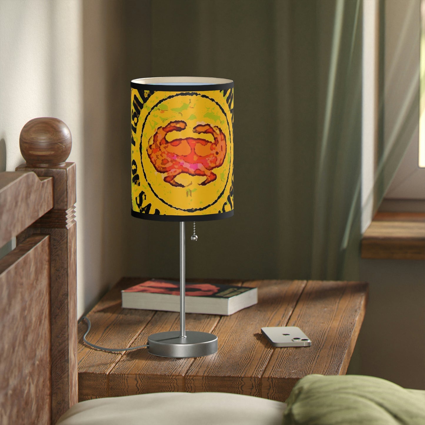 Lamp on a Stand, US|CA plug ... "No.9 Fishermen's Grotto - Fishermen's Wharf, SF, California" ... Family Archives: 1970's ... Original Works ...