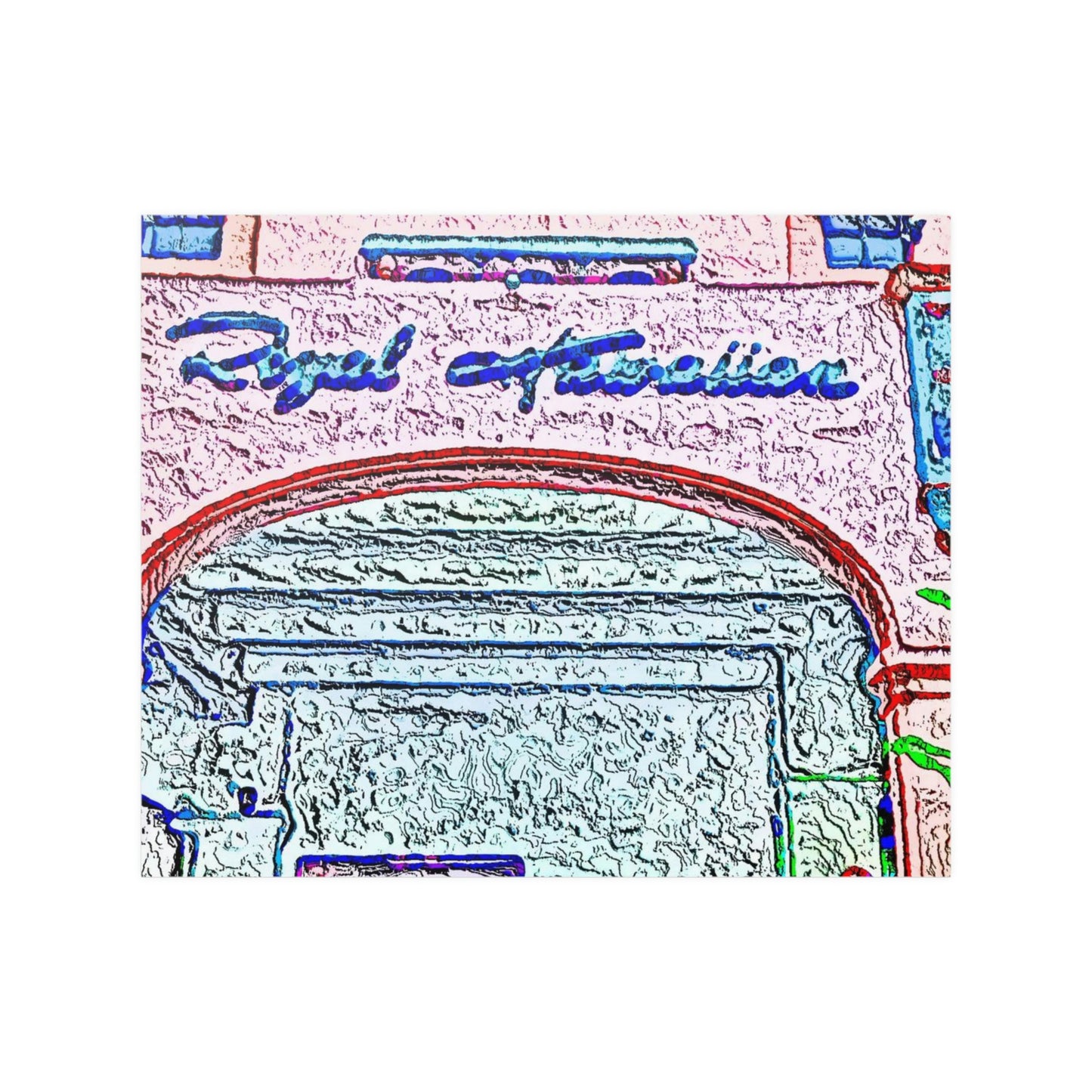 Satin Posters (210gsm) ... "La Grande Entree" At: 'The Pink Palace' ... The Royal Hawai'ian ... Honolulu, HI ... '27Oct2014' ... Original Works ...