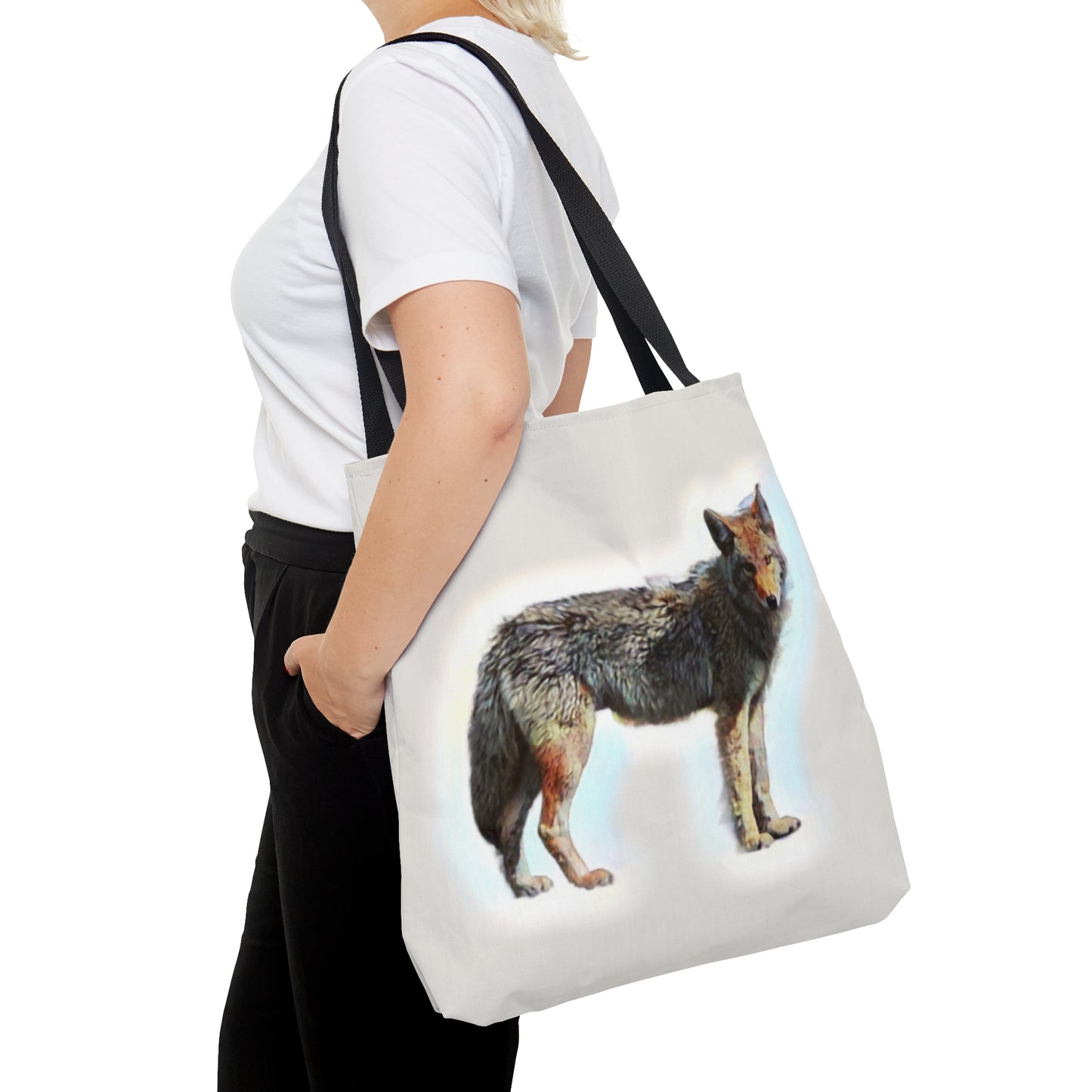 Tote Bag (AOP) ... Coyote ... "Yosemite Valley: Circa May23 ... KPH Base Photo" ... Original Works ...