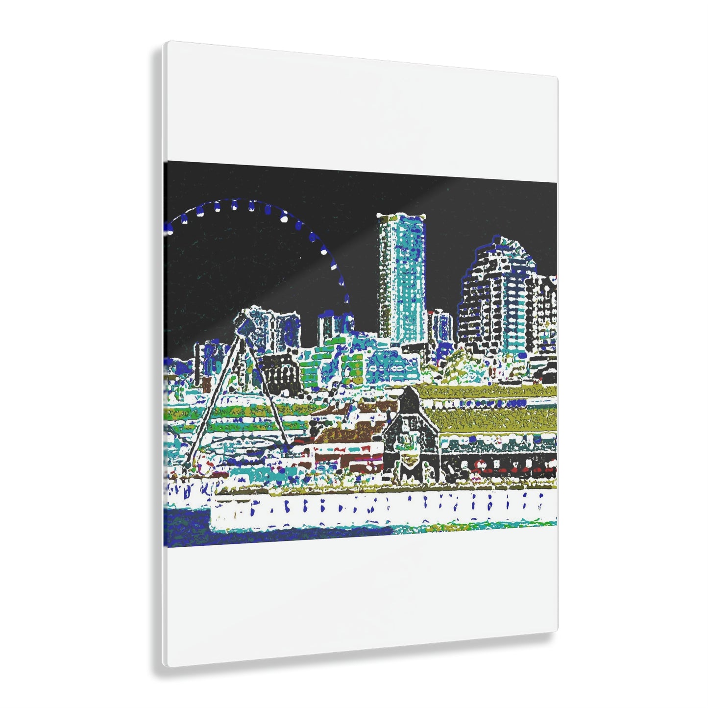 Acrylic Prints ... That Classic Wheel ... 'Seattle's Wheel' ... & An Old Classic Waterside Vendors ...  'Family Archives' ... Original Works ...
