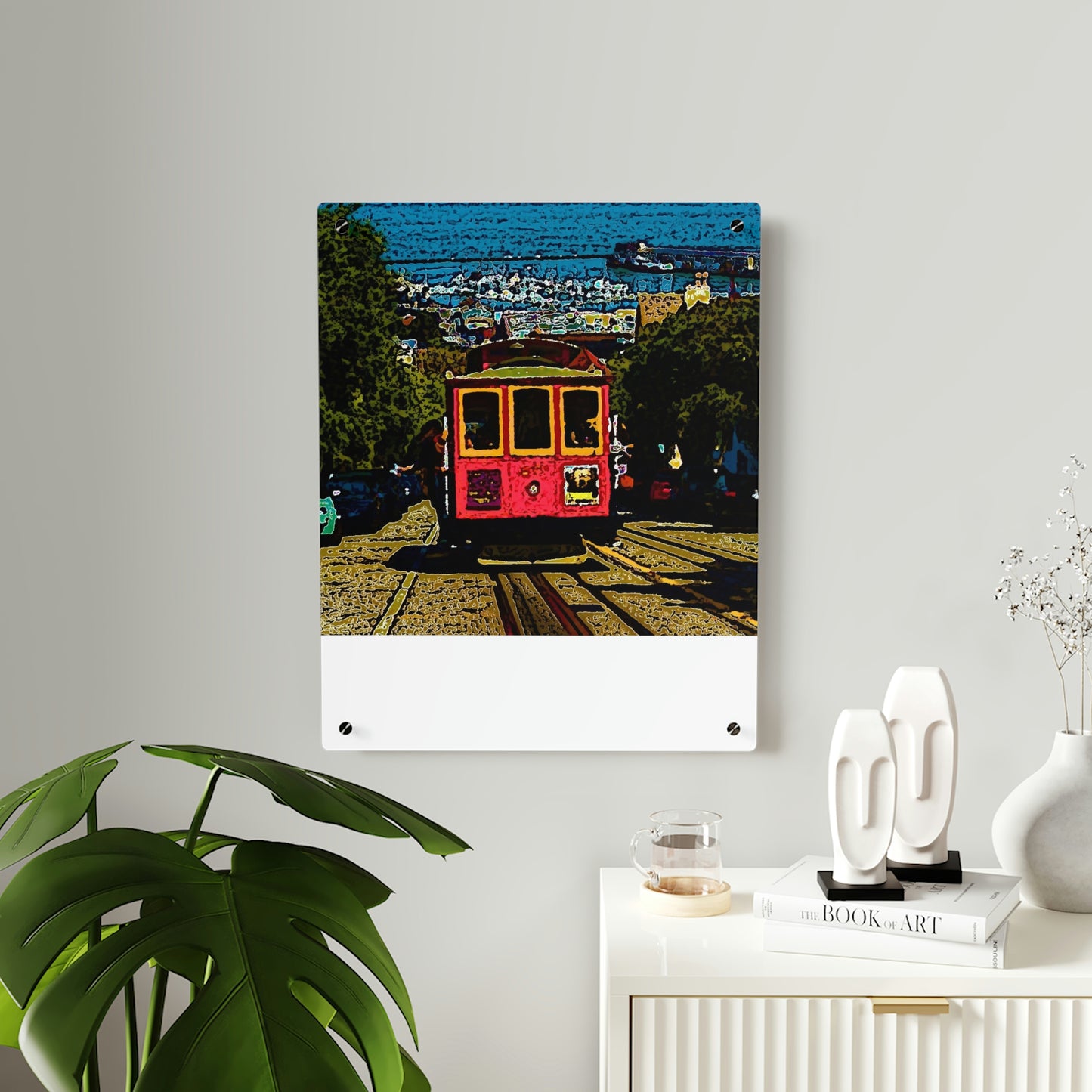 Acrylic Wall Art Panels ... San Francisco ... 'A Rice-A-Roni-A-San Francisco Treat' ... "A Cable Car Classic" ... Family Archives: 1973 ... Original Works ...