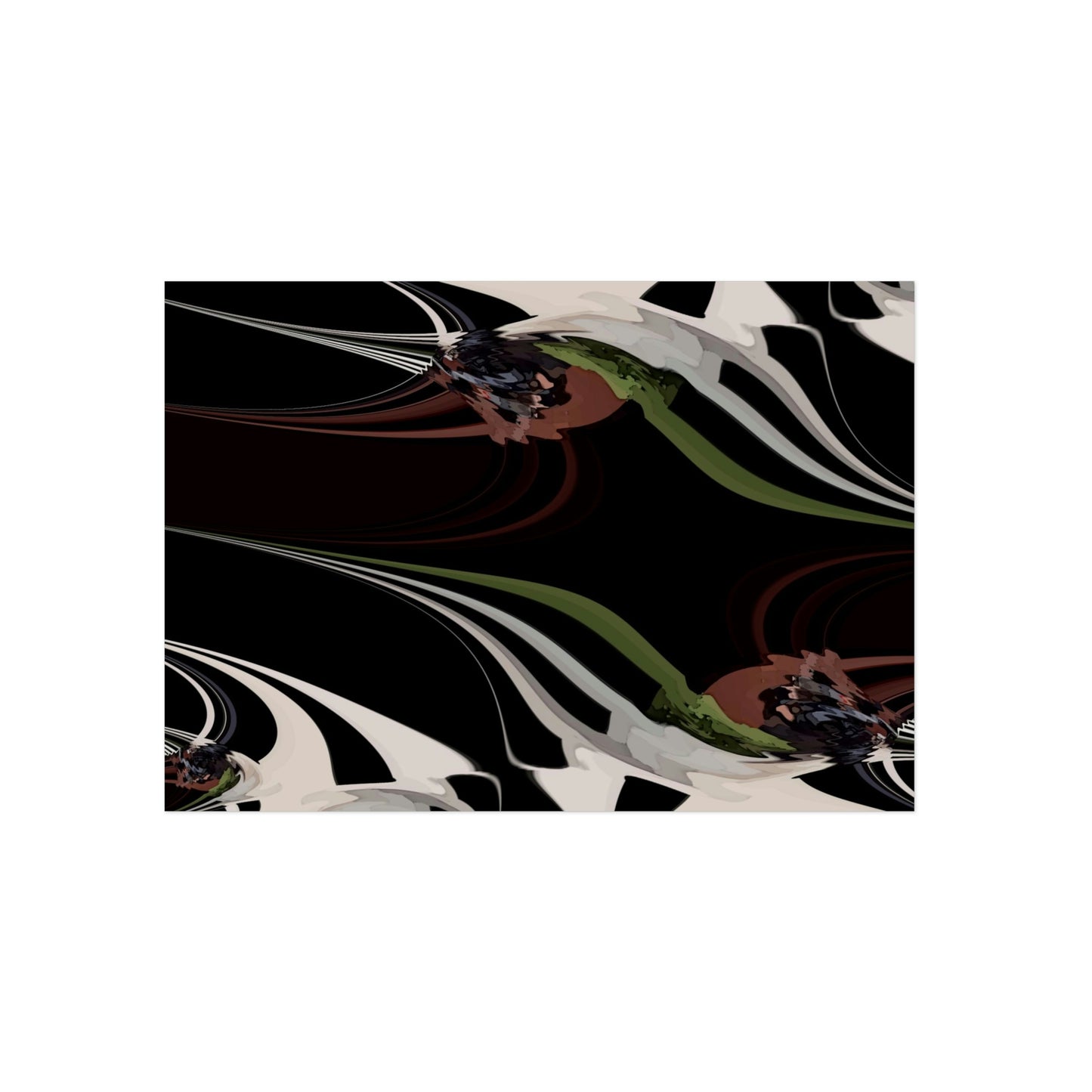 Aluminum Composite Panels ... Waves-Waves-Waves ... "From Working Cabaret Worker To Waved_Illusion_2" ... European Client ... Jan23 ... Original Works ... Mandelbrot_Fractal Series ...
