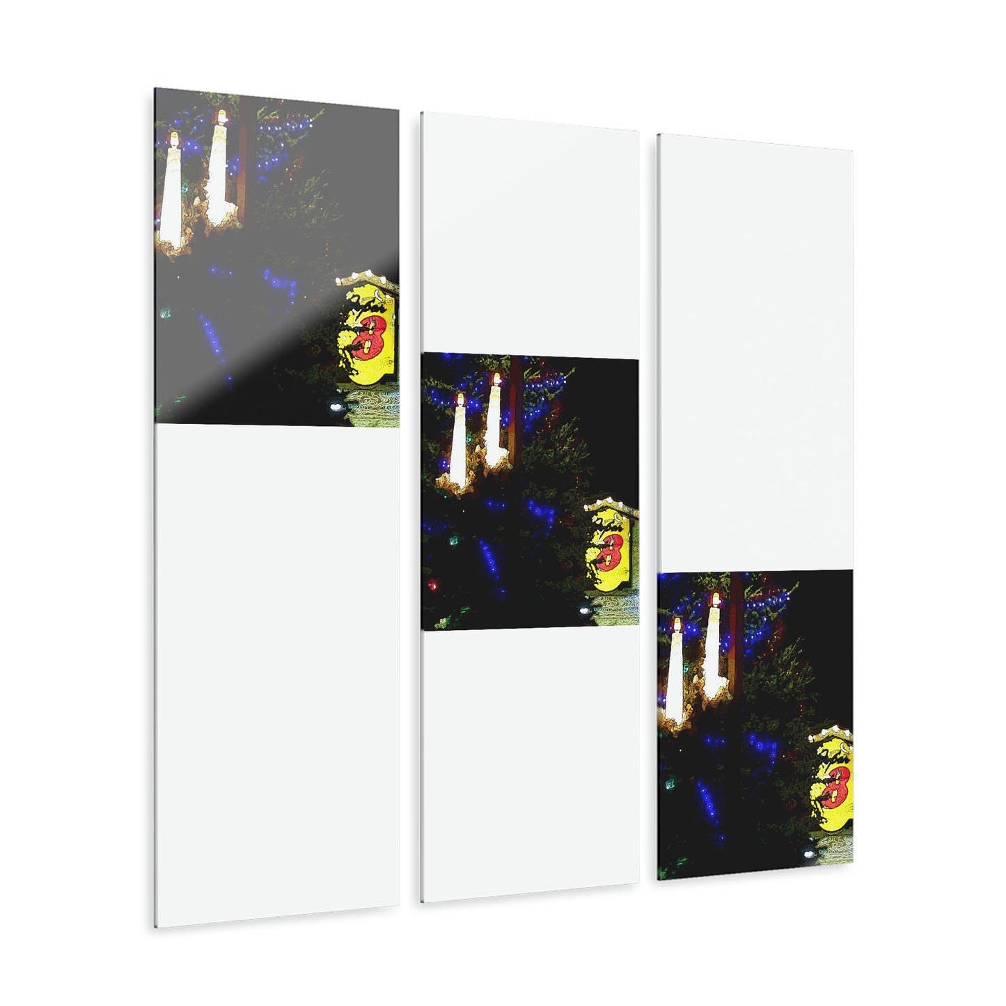 Acrylic Prints (Triptych) ... A Very Nice Super-8 'On The Praire' ... Grangeville, Idaho ... Jan23 ... Original Works ...