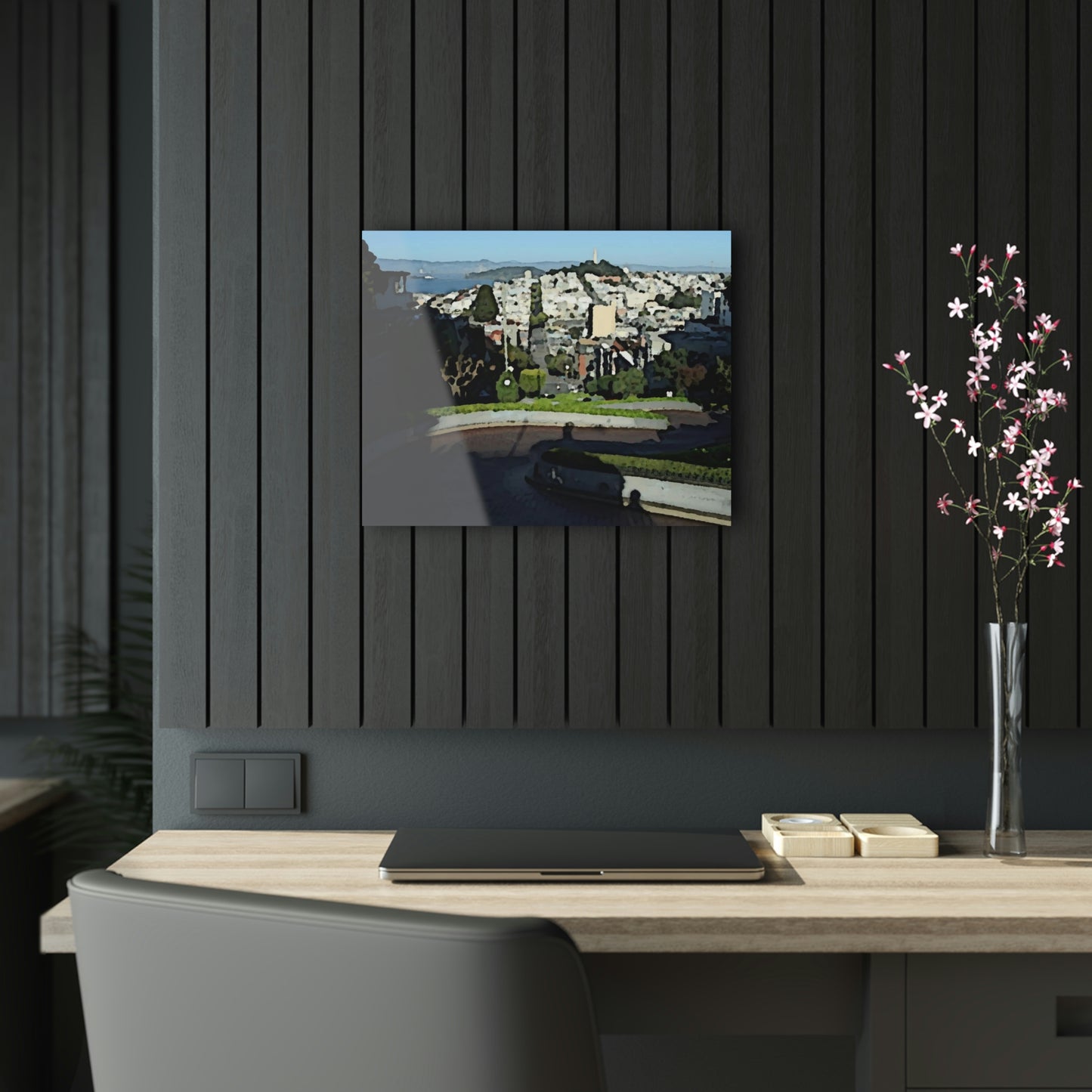 Acrylic Prints ... "Lombard Street San Francisco, CA, USA" ... Family Archives 1970's ... Original Works ...