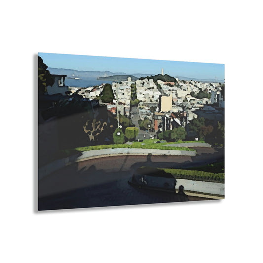Acrylic Prints ... "Lombard Street San Francisco, CA, USA" ... Family Archives 1970's ... Original Works ...