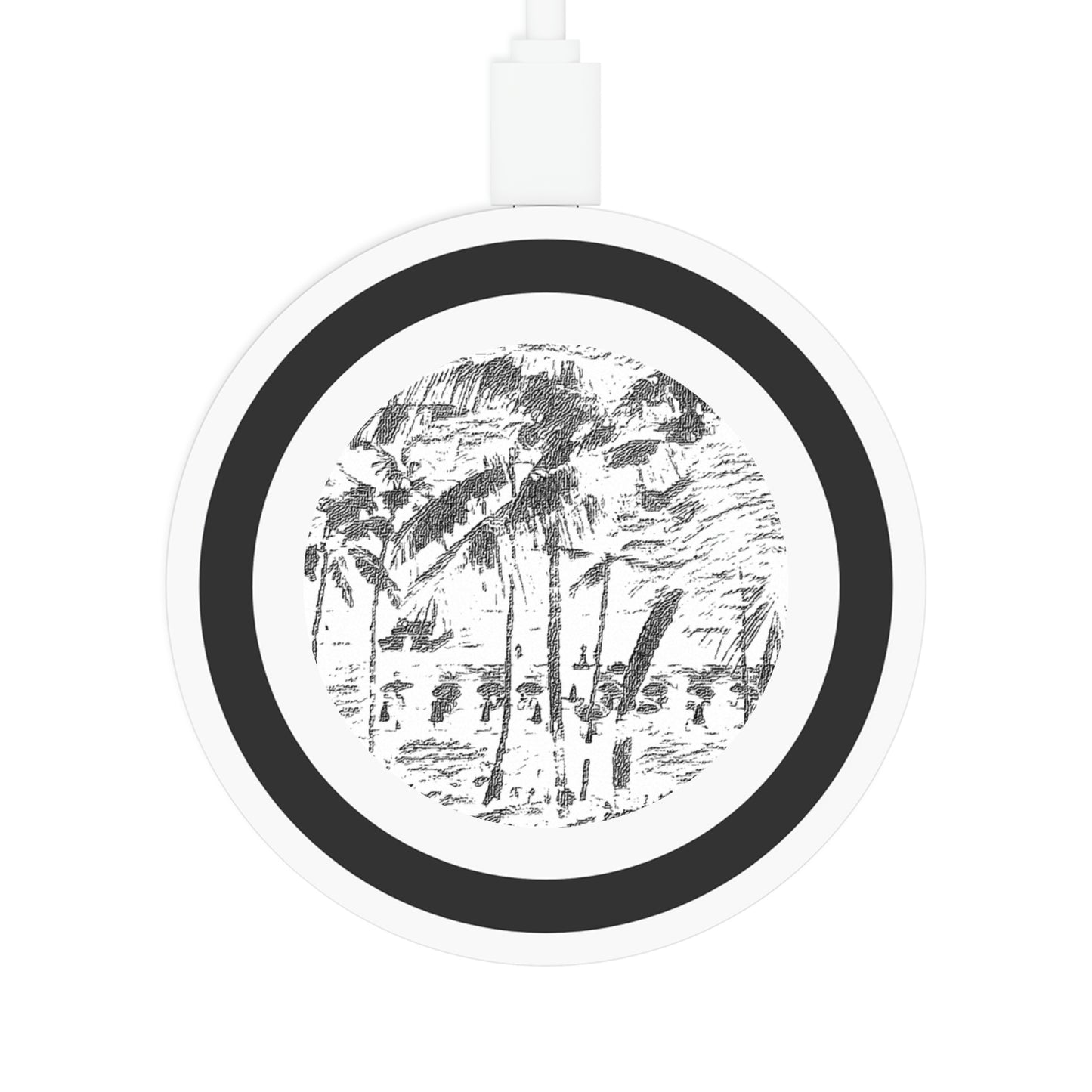Quake Wireless Charging Pad ... "The Royal Hawai'ian: Waikiki Beach_Beach" ... Honolulu, HI ... October 2014 (Halloween) ... Original Works ...