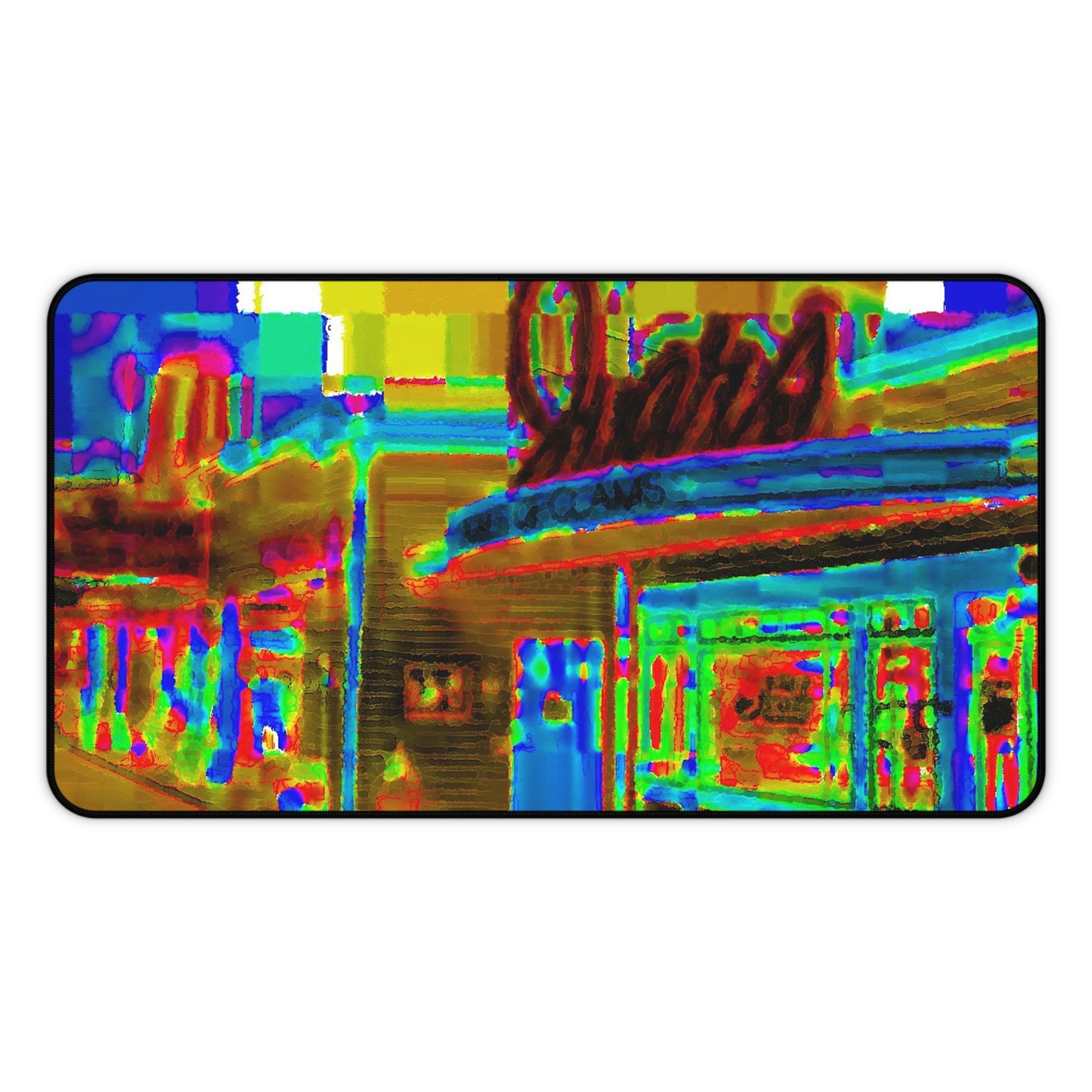 Desk Mat ...  In-A-Hurry & Stressed? ... Remember: Keep "Clam" ... Clam_Happy ...  'Ivars: Seattle Waterfront' ... Personal Archives ... Original Works ...
