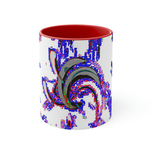 Accent Coffee Mug, 11oz ... "Waning Moon" ... Central Idaho ... October 2022 ... Rendering Time: 22 Hours ... Original Works ...