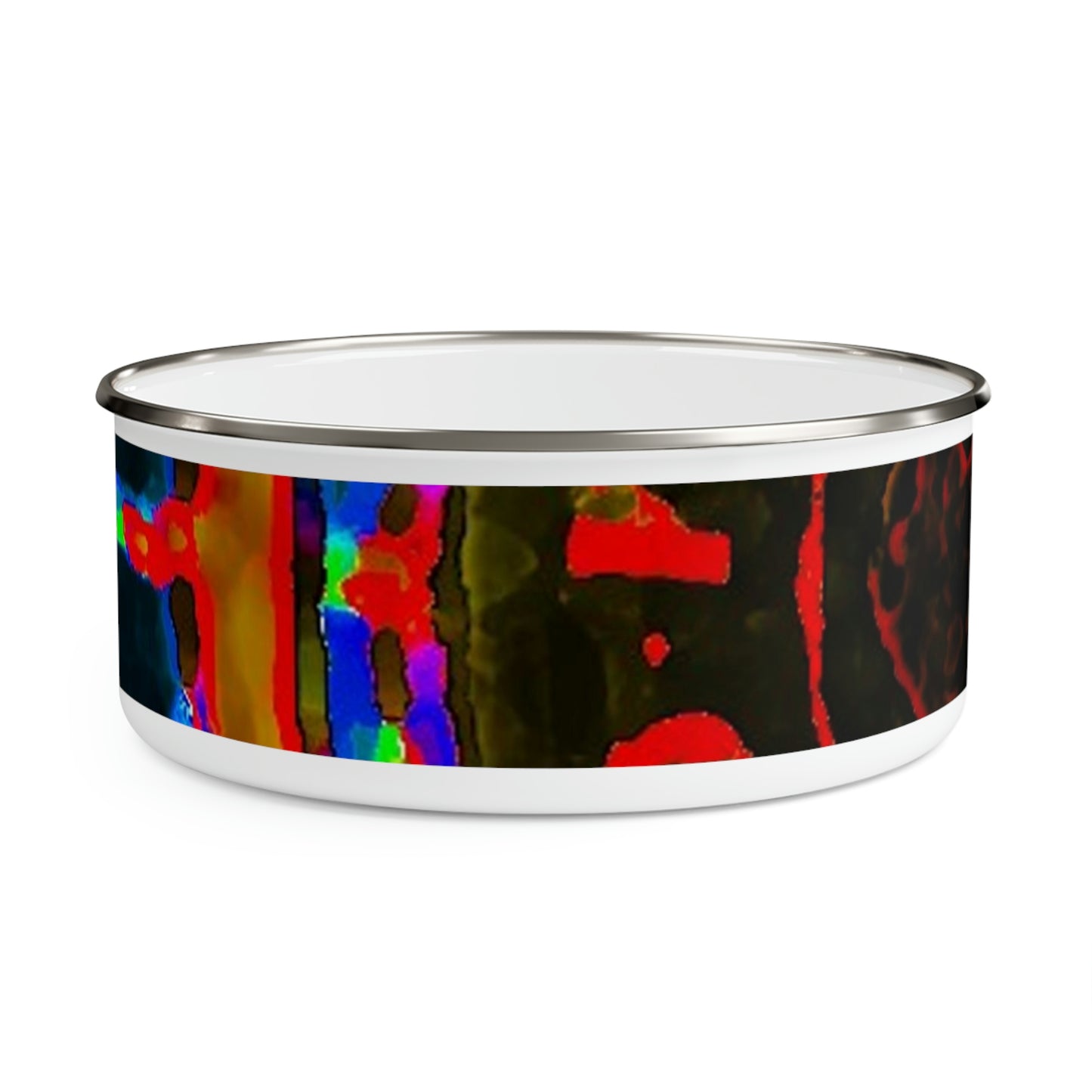 Enamel Bowl ... "No.9 Fishermen's Grotto - Fishermen's Wharf, SF, California" ... Family Archives: 1970's ... Original Works ...