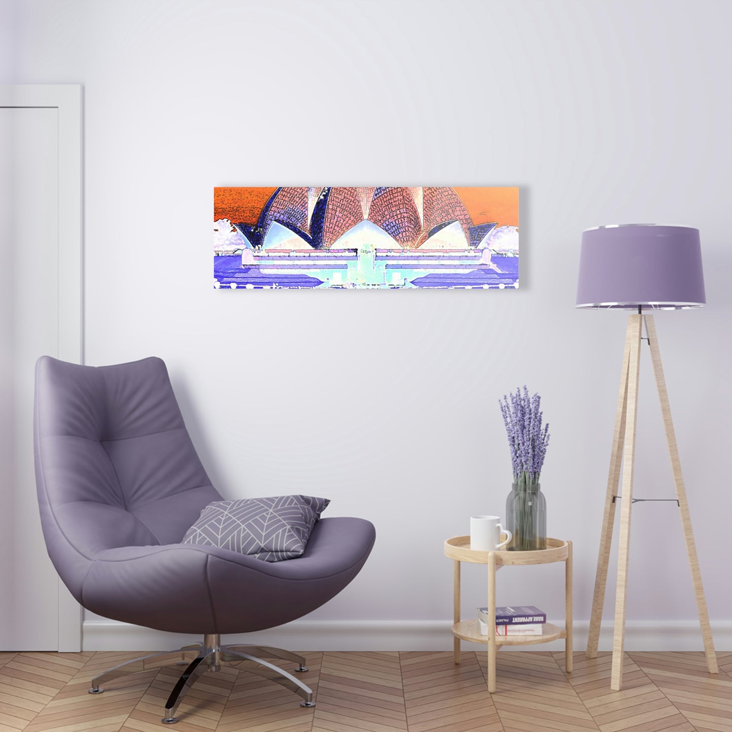 Acrylic Prints ... 'Bahai'i House-Of-Worship' ... "Lotus Temple: Delhi, India, 2008" ... Original Works ...