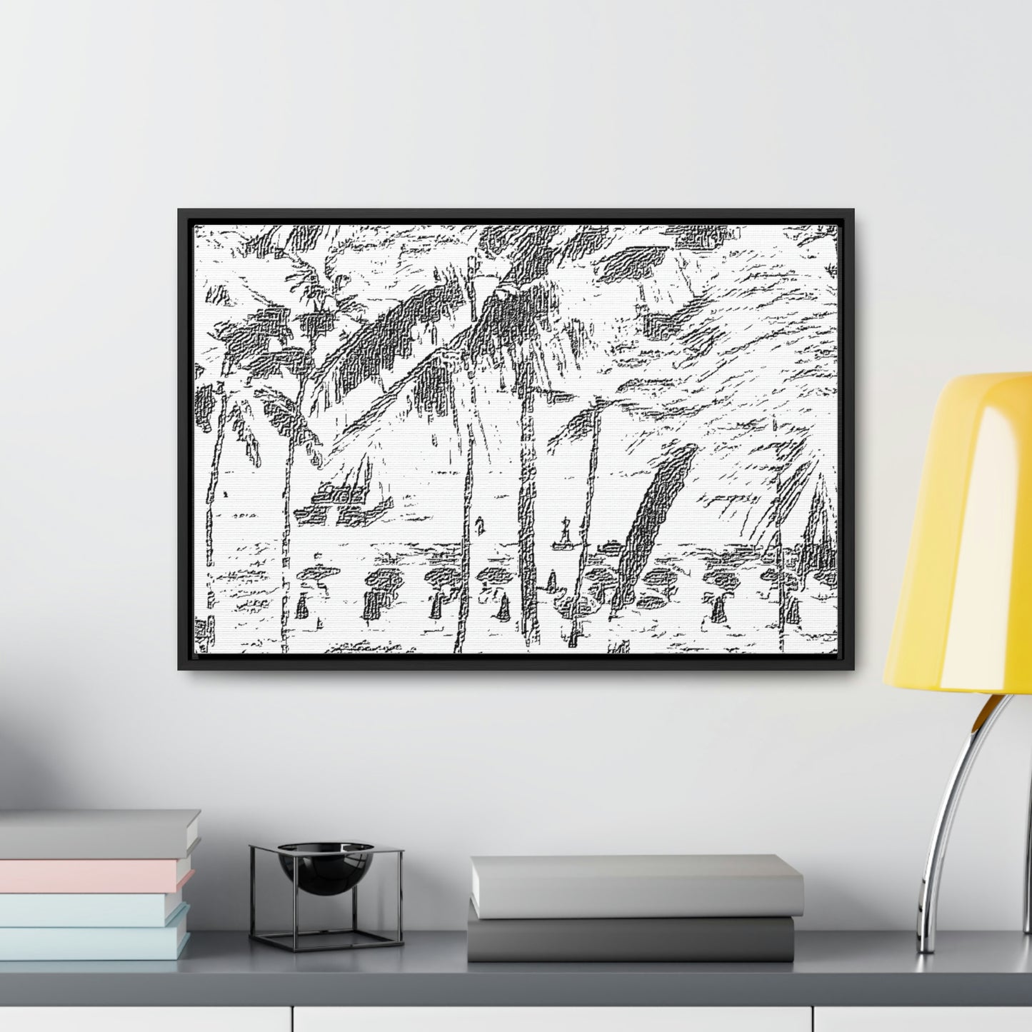 Gallery Canvas Wraps, Horizontal Frame ... "The Royal Hawai'ian: Waikiki Beach_Beach" ... Honolulu, HI ... Ocotber 2014 (Halloween) ... Original Works ...