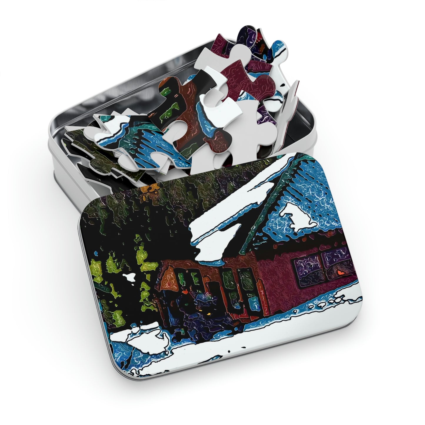 Jigsaw Puzzle (30, 110, 252, 500,1000-Piece) ... Piece-By-Piece ... "Count The Hours & Enjoy The Colors..!" ... Original Works: Phots' Photo: Les Objets D'Art ...