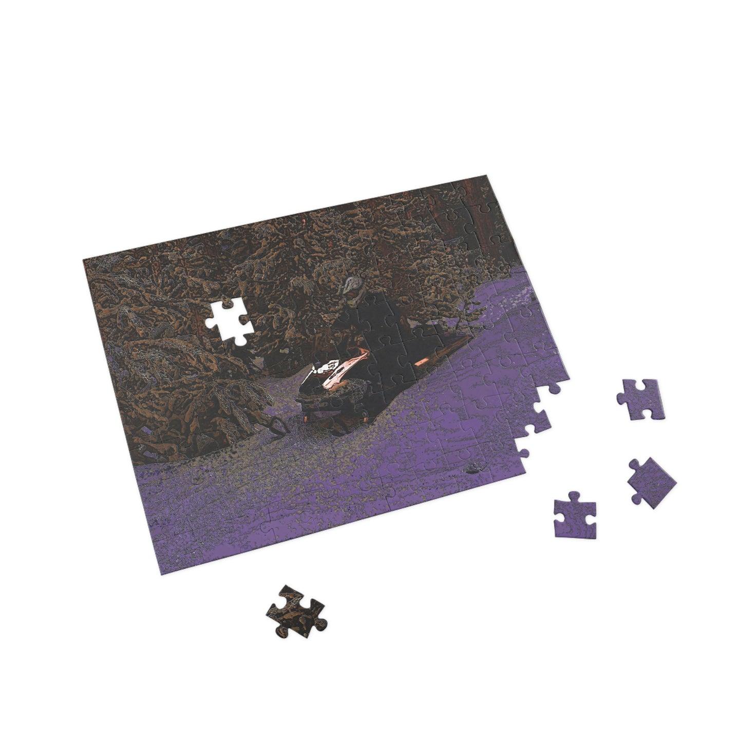 Puzzle (96, 252, 500, 1000-Piece) ... Yep ... "Another Day ... Riding Through The Wilderness ... " ... February 2023 ... Original Works ...