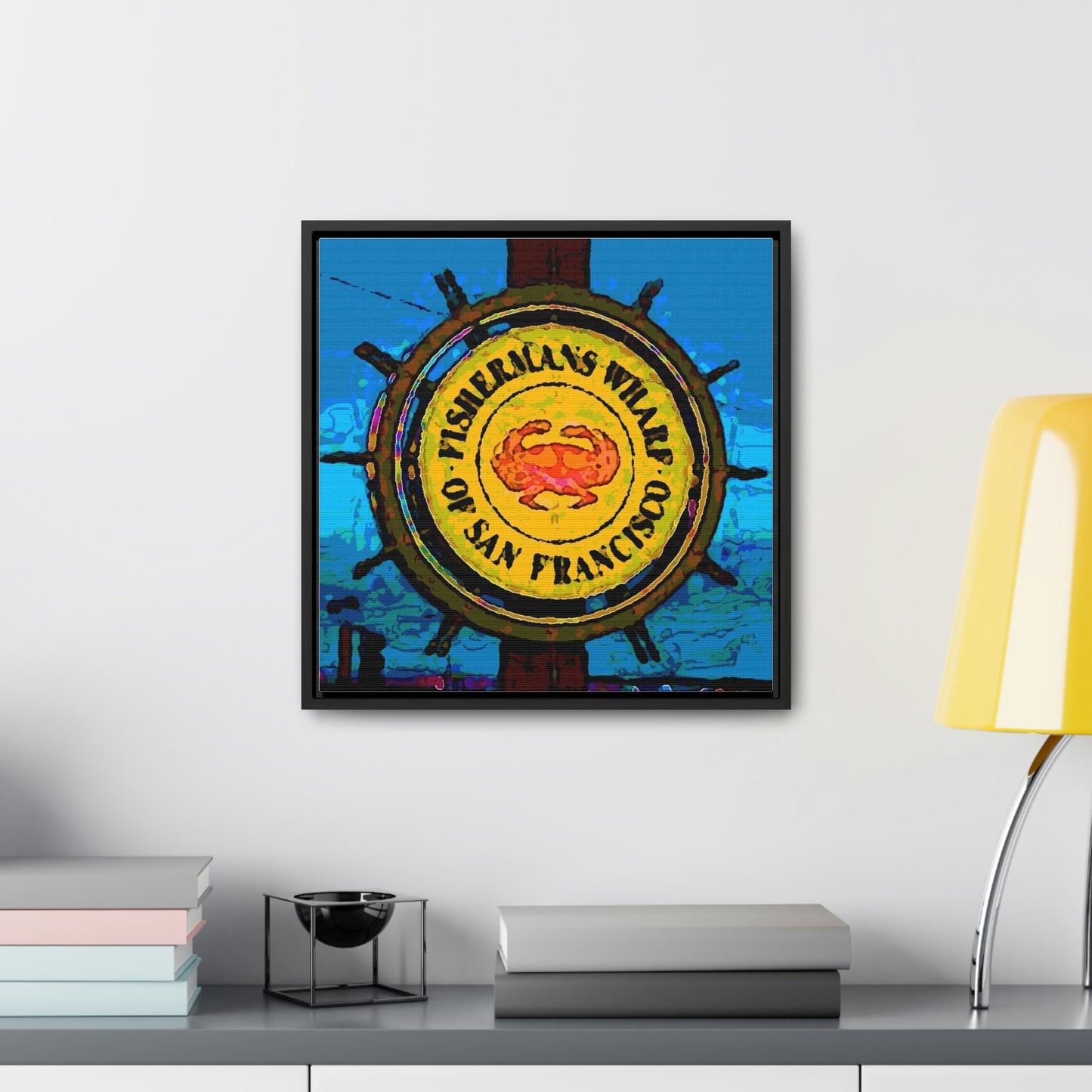 Gallery Canvas Wraps, Square Frame ...  "No.9 Fishermen's Grotto - Fishermen's Wharf, SF, California" ... Family Archives: 1970's ... Original Works ...