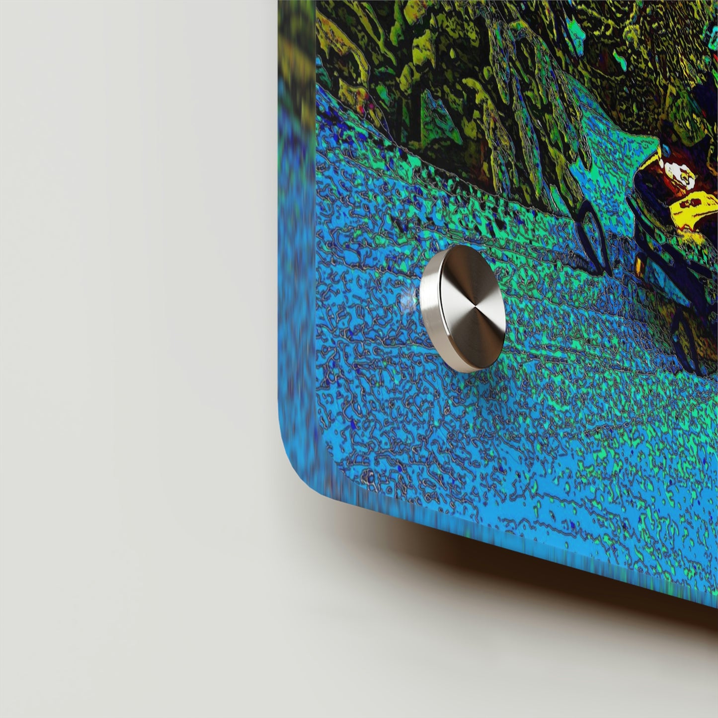 Acrylic Wall Art Panels ... Yep ... "Another Day ... Riding Through The Wilderness ... " ... February 2023 ... Original Works ...