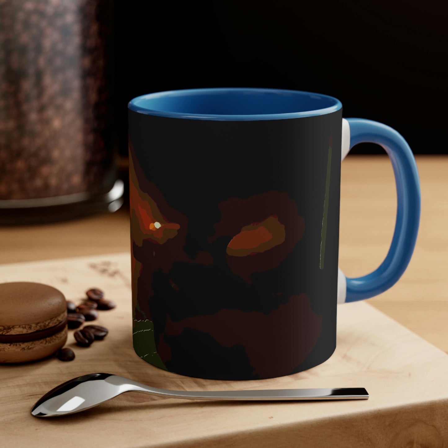 Accent Coffee Mug, 11oz ... Ruger .357 Magnum Early-Morning-Target-Practice ... 'Circa April 2022' ... Original Works ...