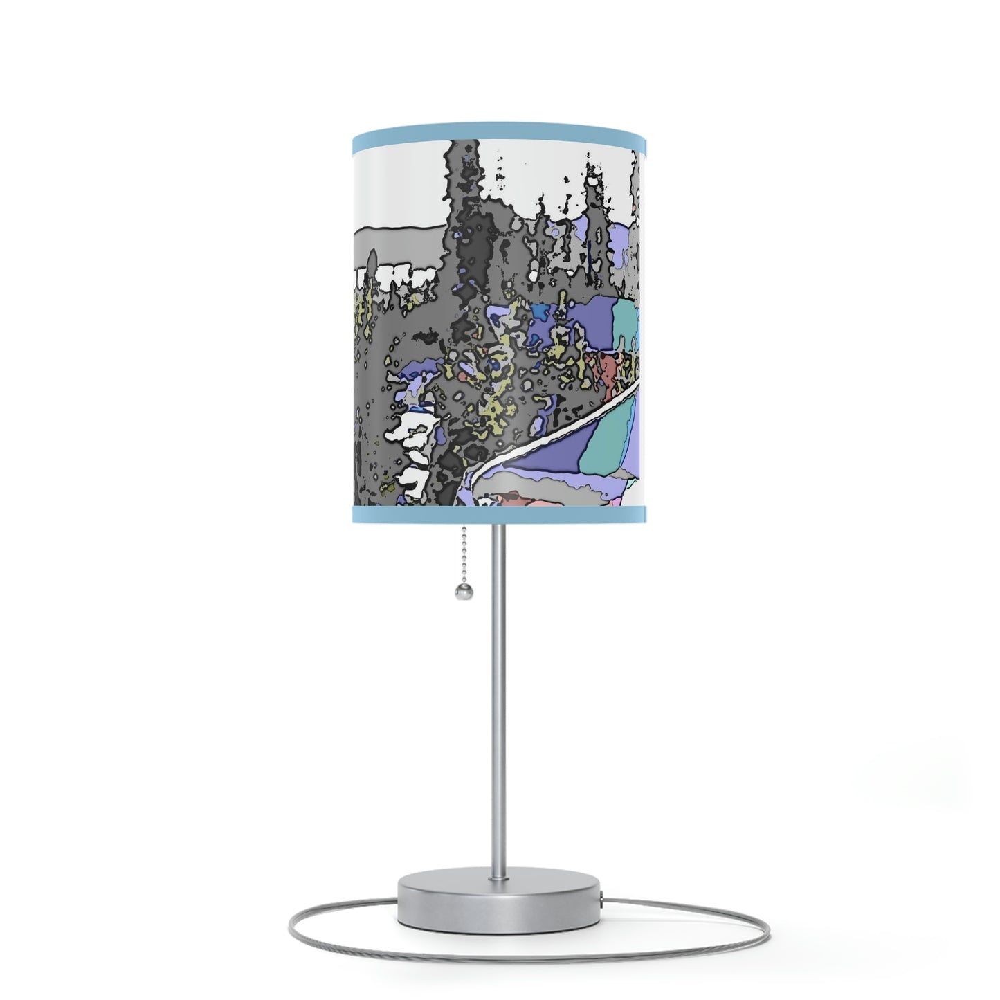Lamp on a Stand, US|CA plug "A Very Remote Mountain Neighborhood" ... Only Cabins In This Environment ... Cenrtal Idaho ...