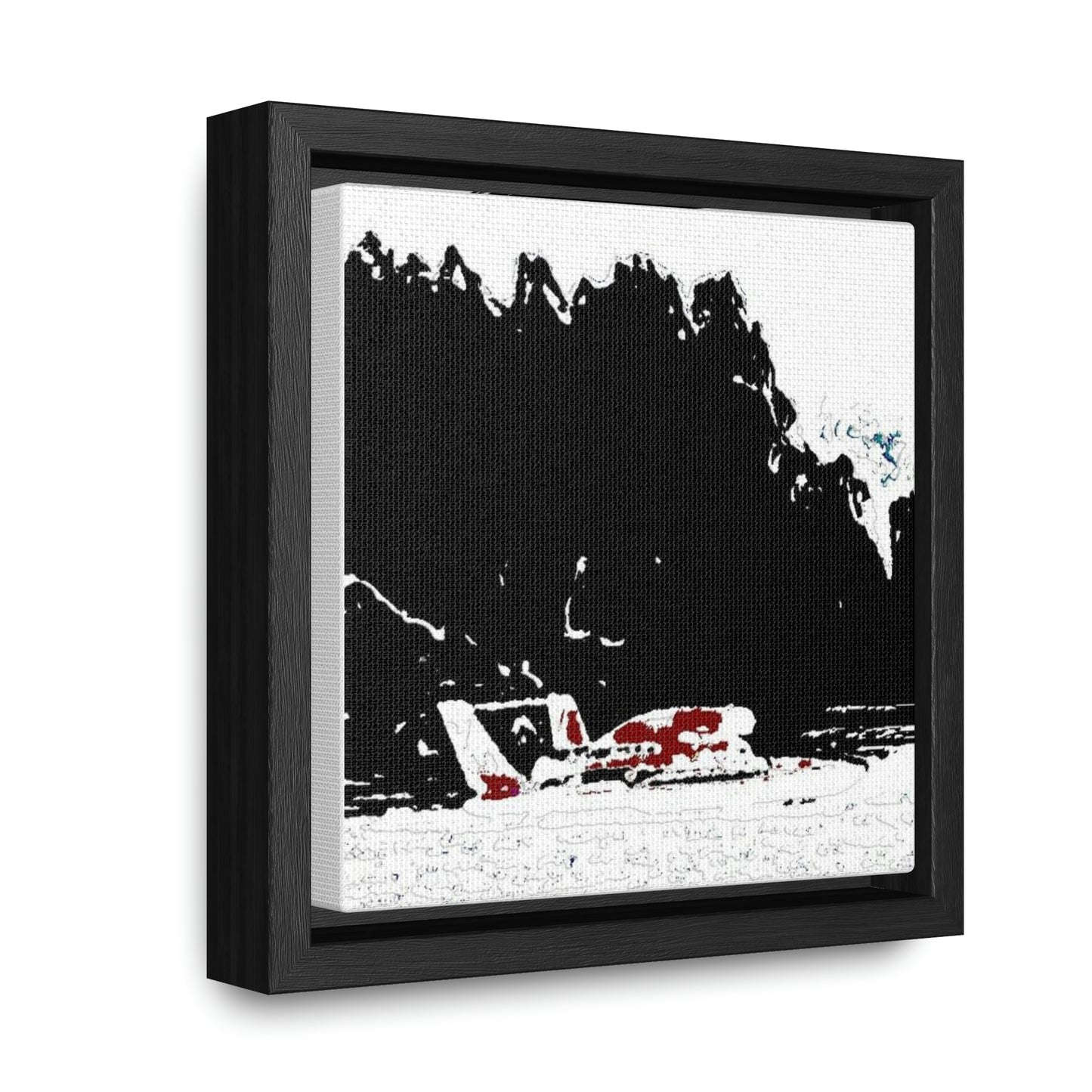 Gallery Canvas Wraps, Square Frame ...  Seattle Columbia Cup On Lake Washington ... "Dave Wilcox Heads For The Win" ... Associate Gift-Photo ... Original Works ...